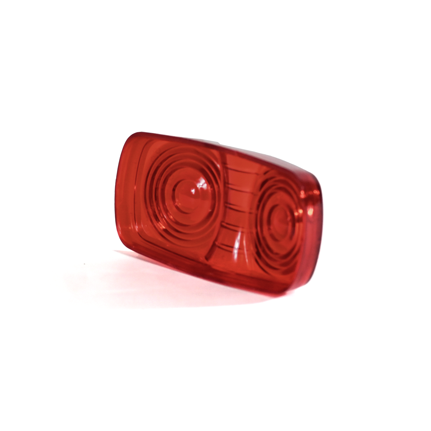 Replacement Lens for Headlights-Fog & Driving, Rectangular, Red