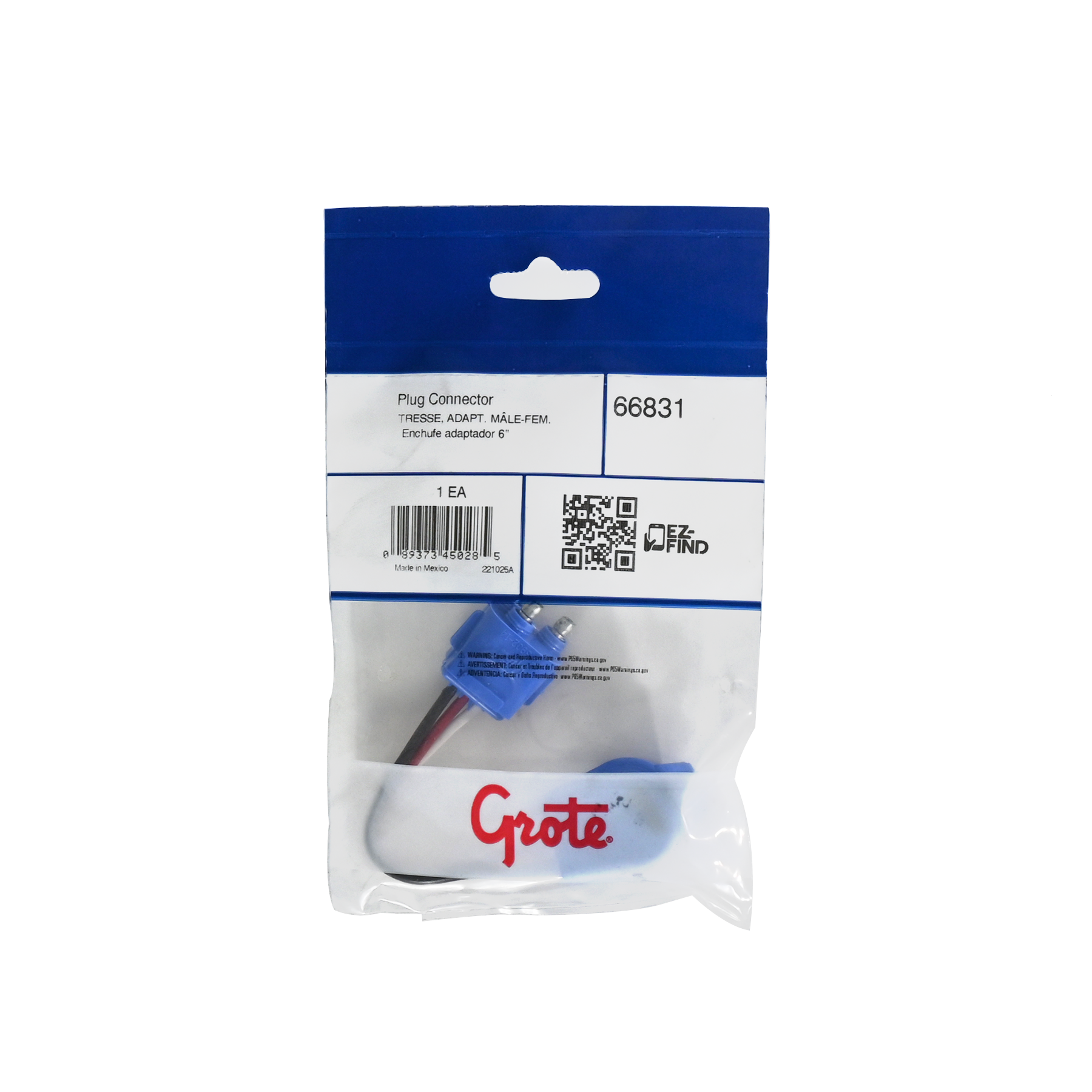 Pigtail Male Pin to Female