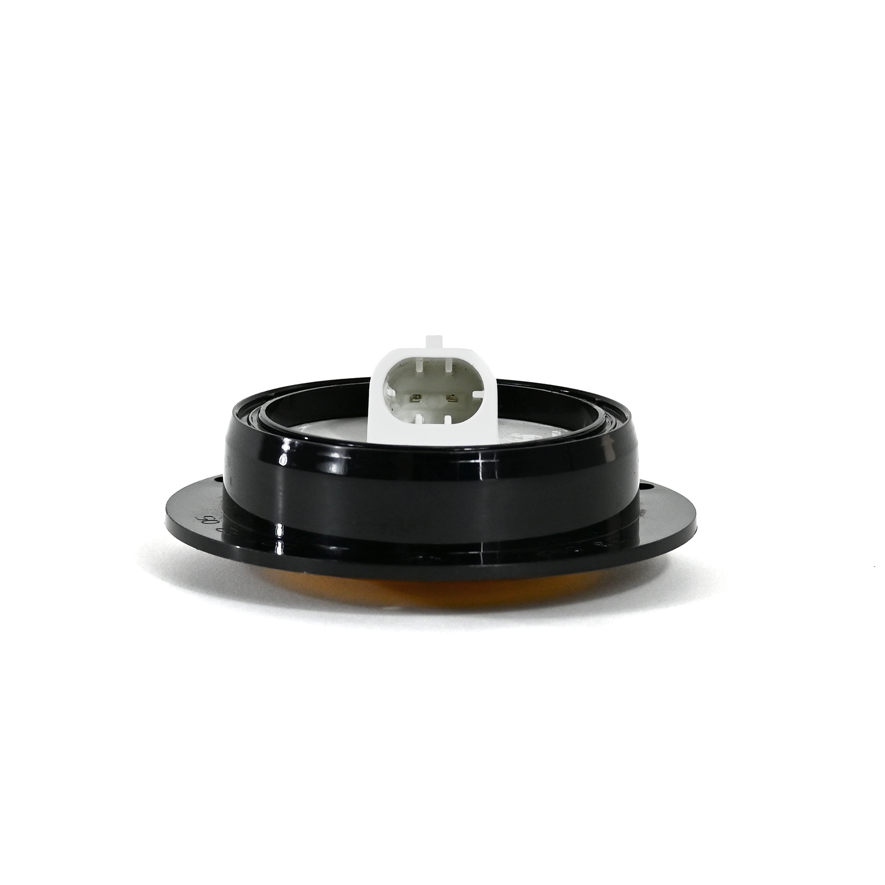 Peterson / Reitnouer Amber Lens Round Light 2.5" Marker/Clearance w/ Flange - (Previously M193FA)