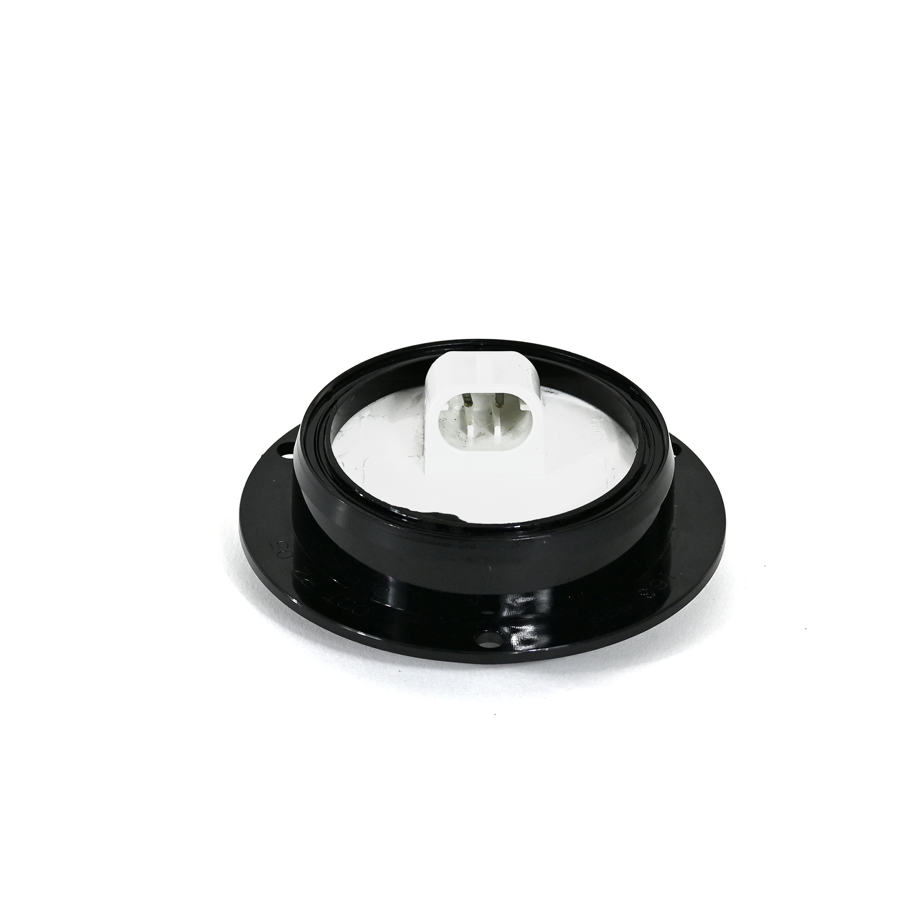 Peterson / Reitnouer Clear Lens Round Red Light 2.5" Marker/Clearance w/ Flange Route One Trailers