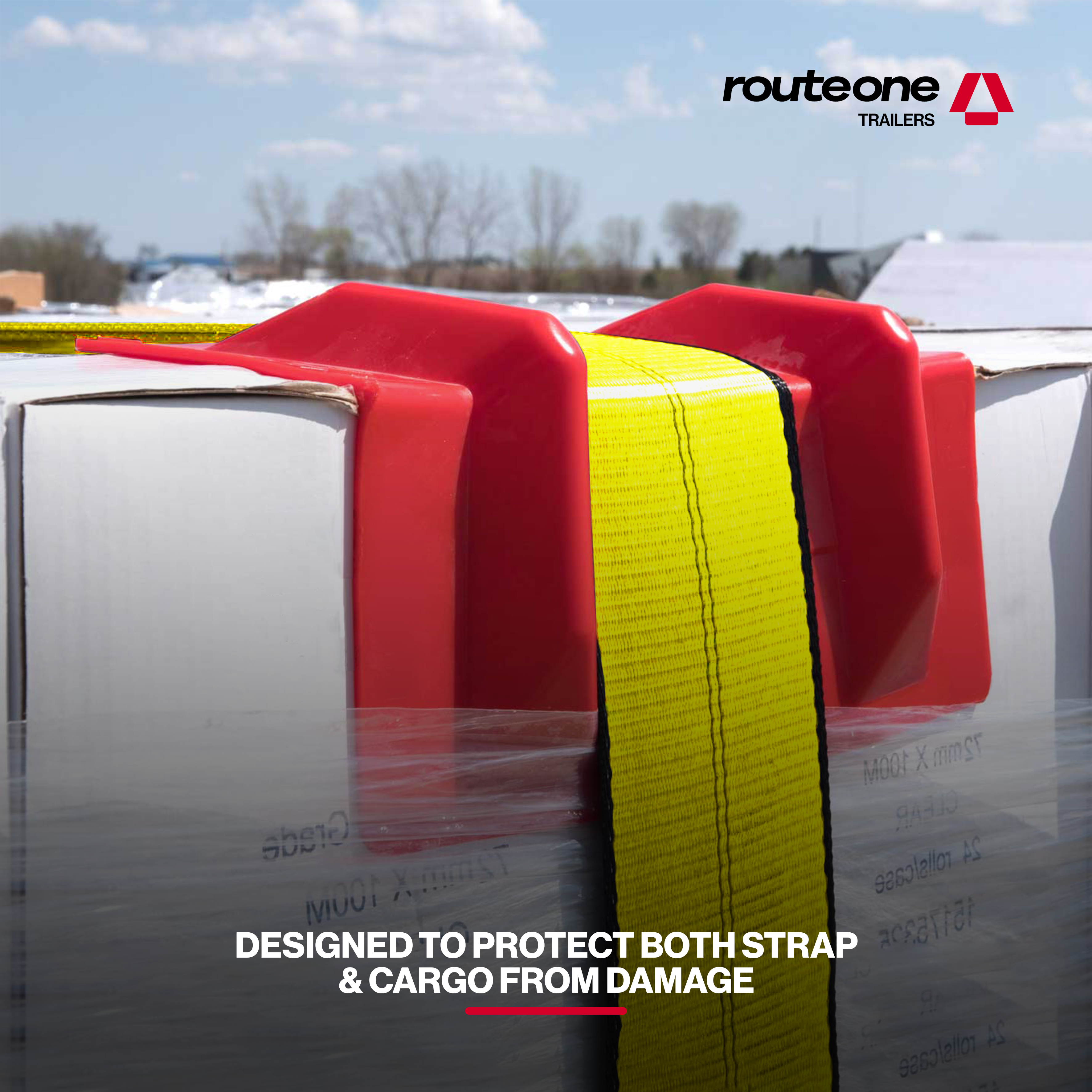 Plastic Corner Protector 4" x 12" Route One Trailers
