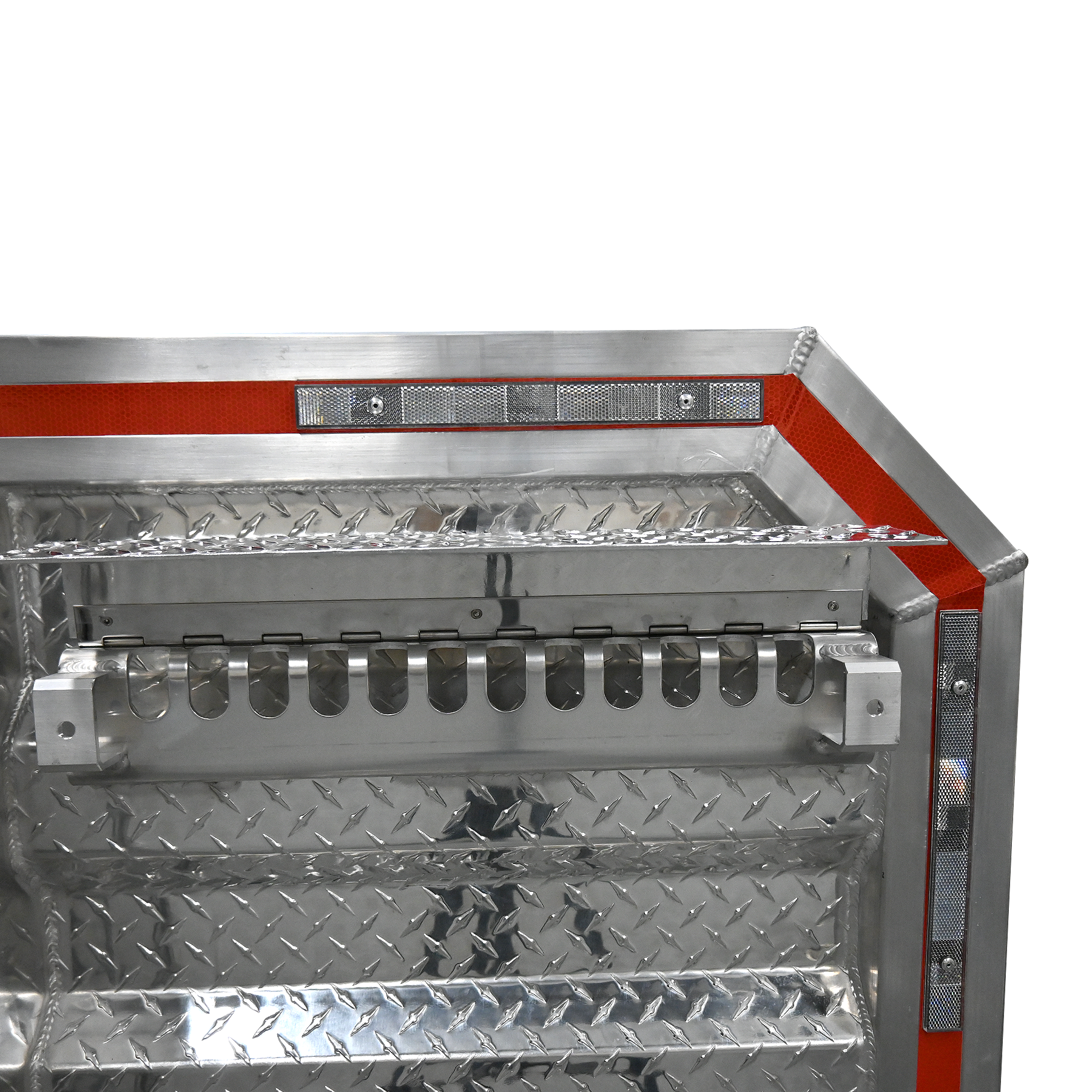 Headache Rack 68" x 80" w Box and 2 chain rack and tray Route One Trailers