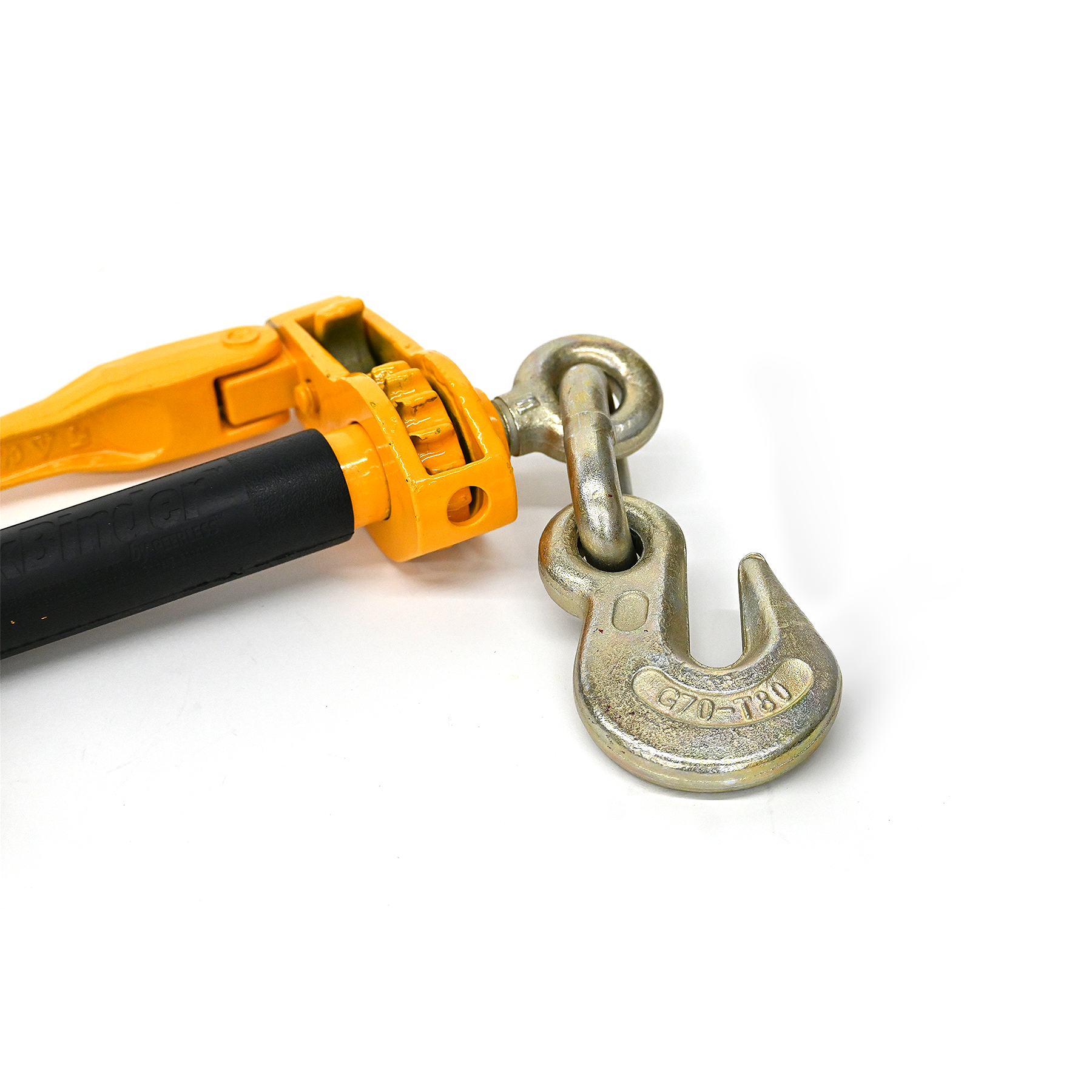 1/2" Yellow Folding Handle Ratchet Binder (WWL 12,000 lbs) - Peerless QuikBinder ( H5125-0858 )