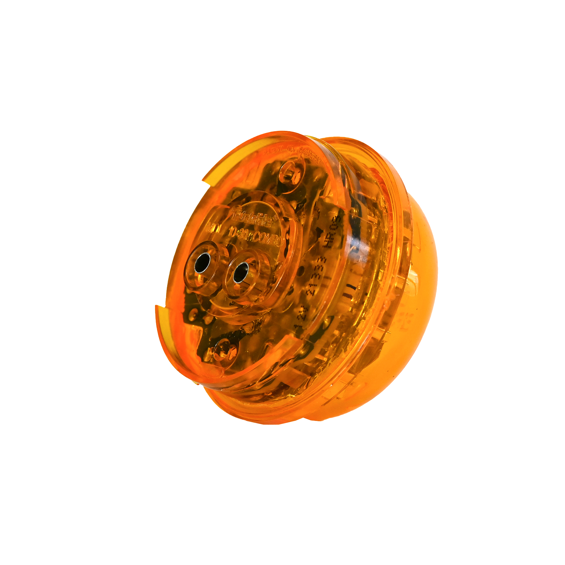 LED Round Yellow Model 30 High Profile