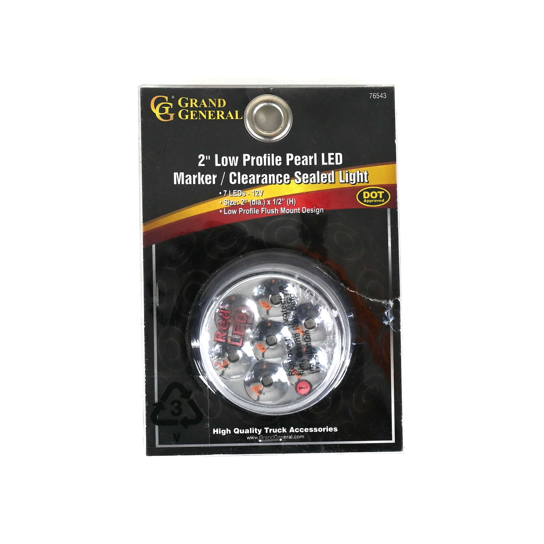 2" Low Profile LED Marker Light Route One Trailers