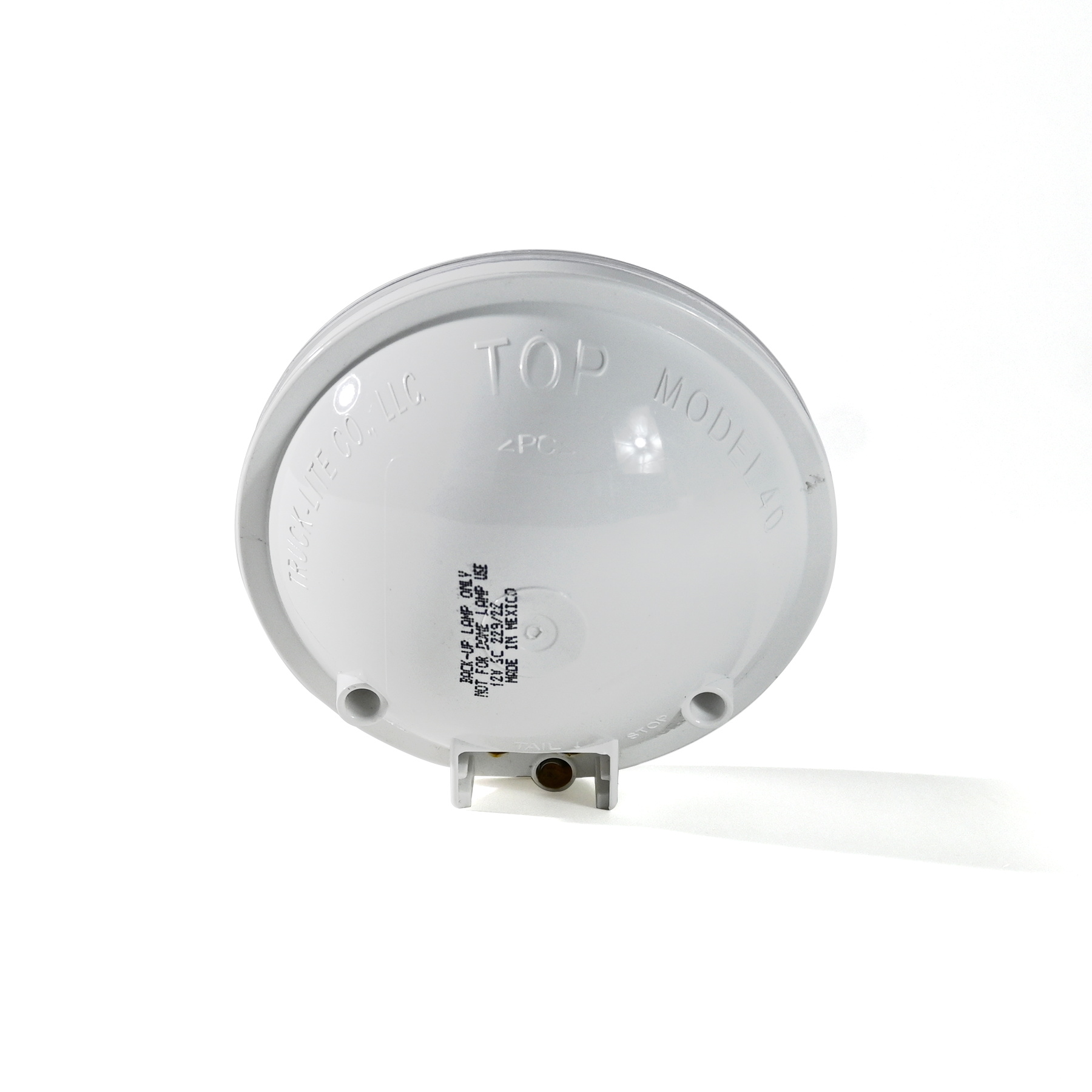 Lights:4" Back-Up Light, Clear Round, 1 Bulb