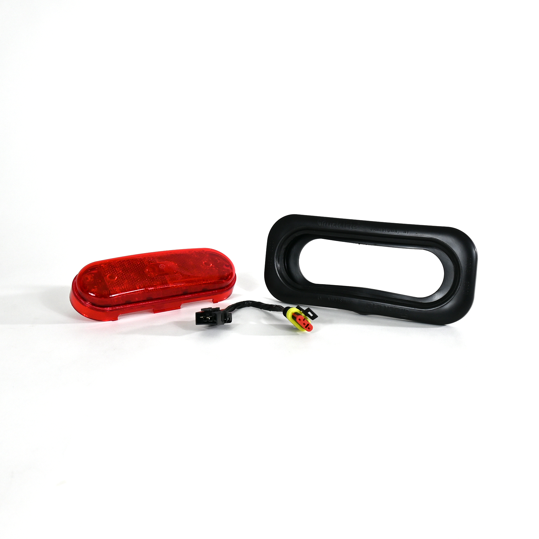 Red Oval LED Rear Turn Signal Light Route One Trailers