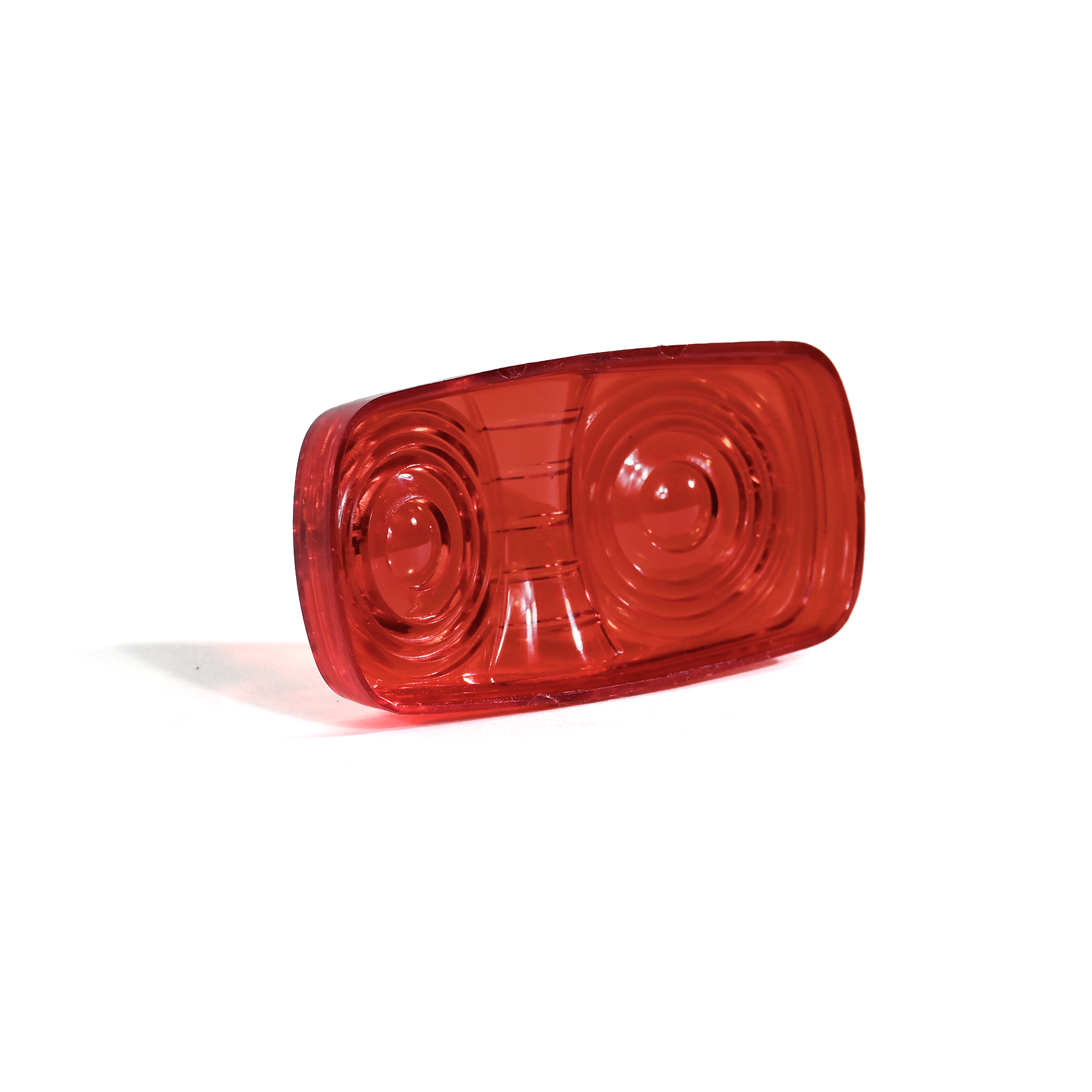 Replacement Lens for Headlights-Fog & Driving, Rectangular, Red