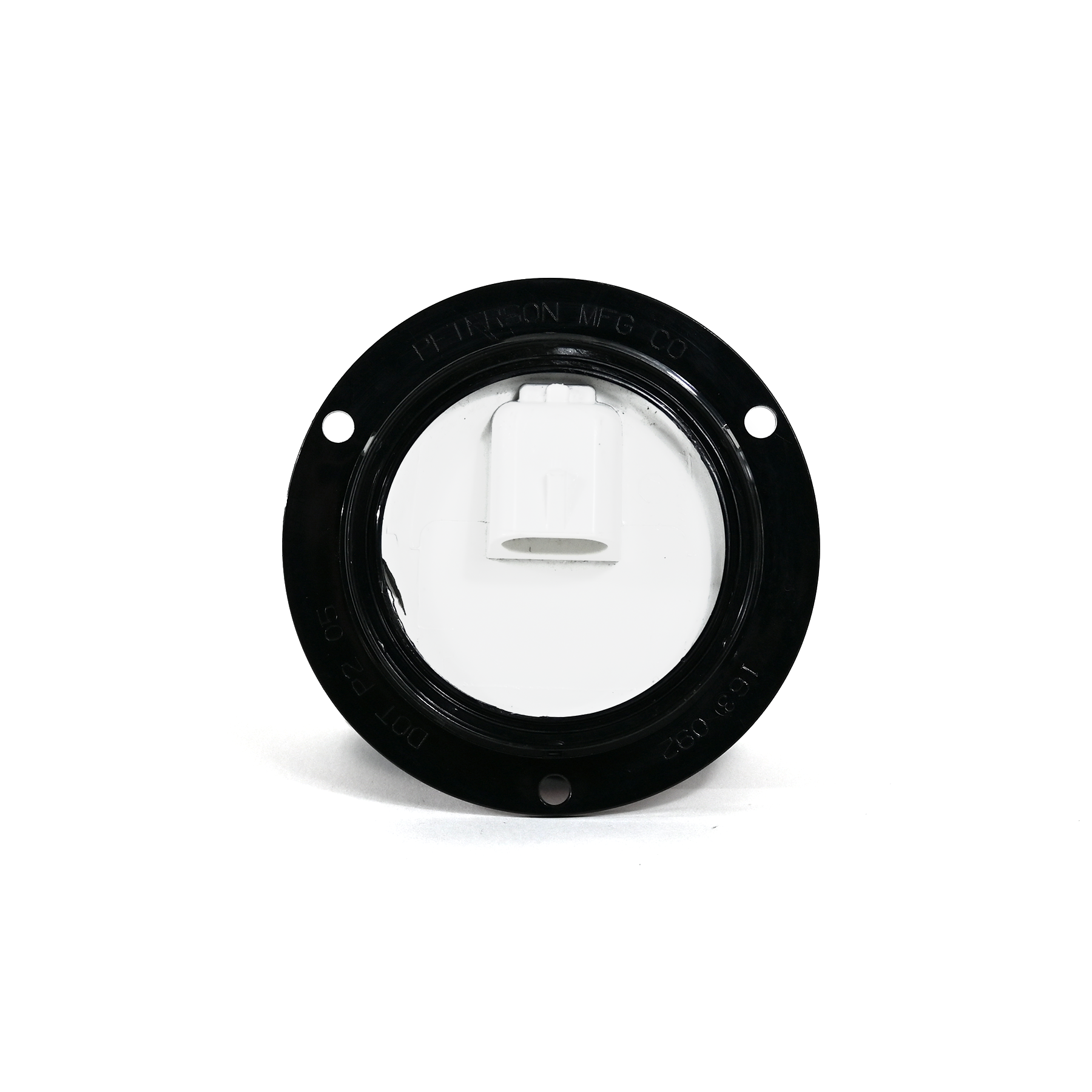 Peterson / Reitnouer Red Lens Round Light 2.5" Marker/Clearance w/ Flange