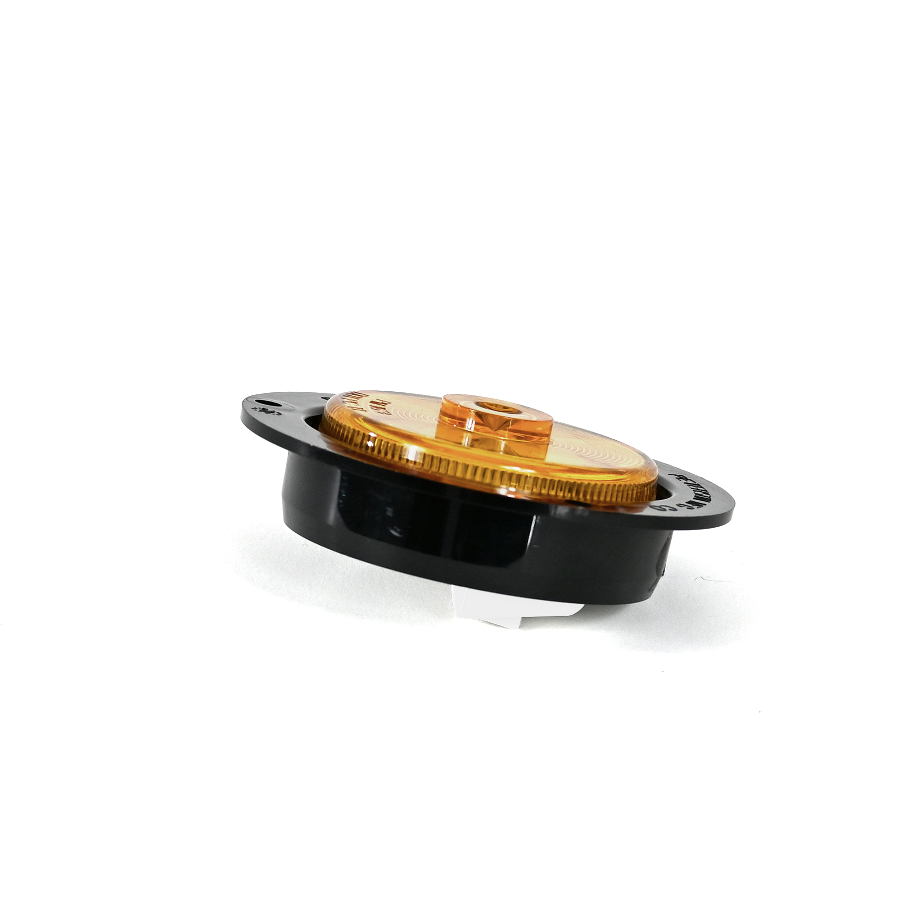 Peterson / Reitnouer Amber Lens Round Light 2.5" Marker/Clearance w/ Flange - (Previously M193FA) Route One Trailers