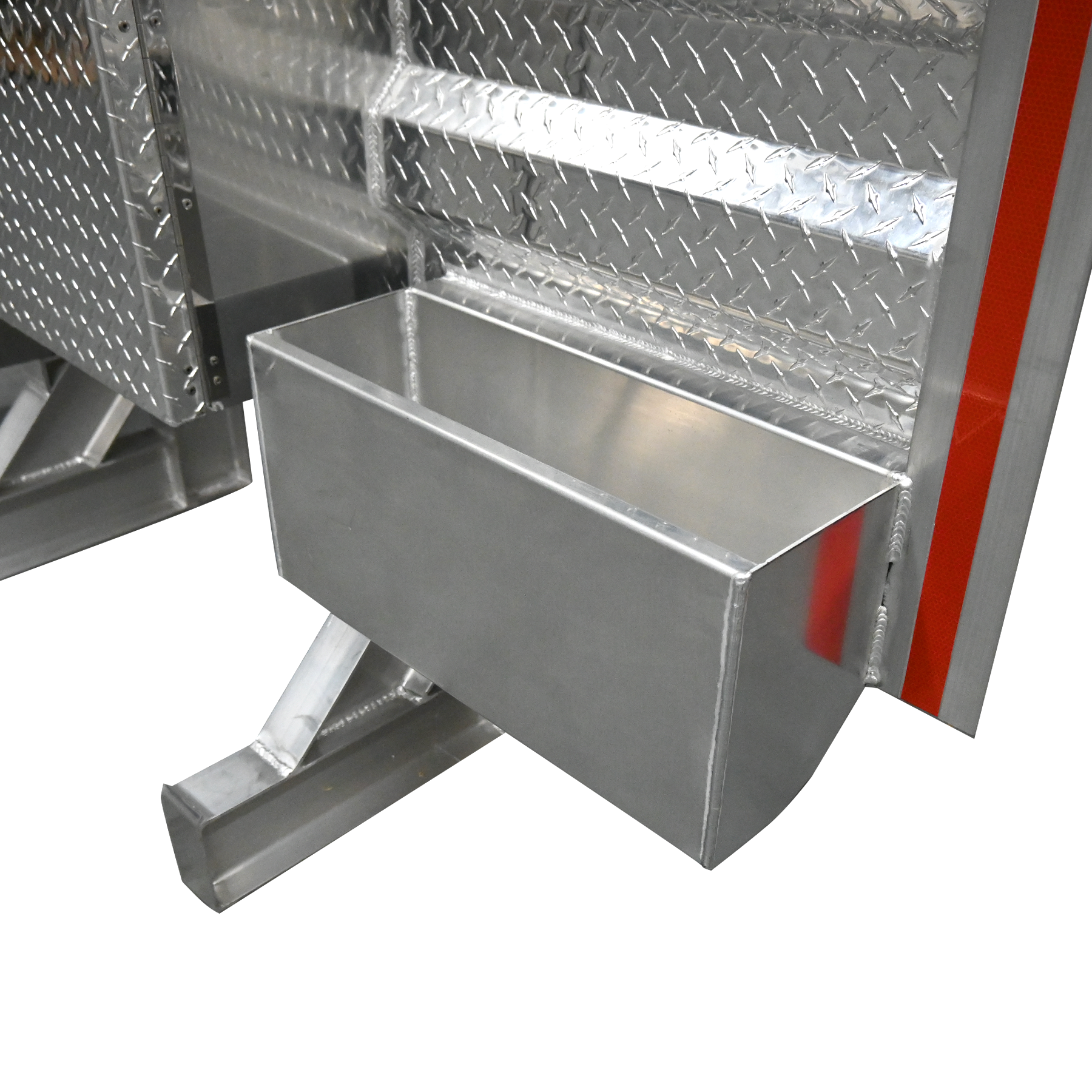 Headache Rack 68" x 80" w Box and 2 chain rack and tray Route One Trailers