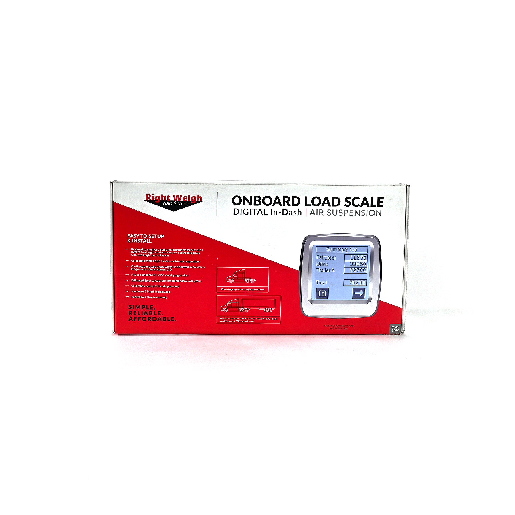 Right Weigh Scale With Digital Display Route One Trailers
