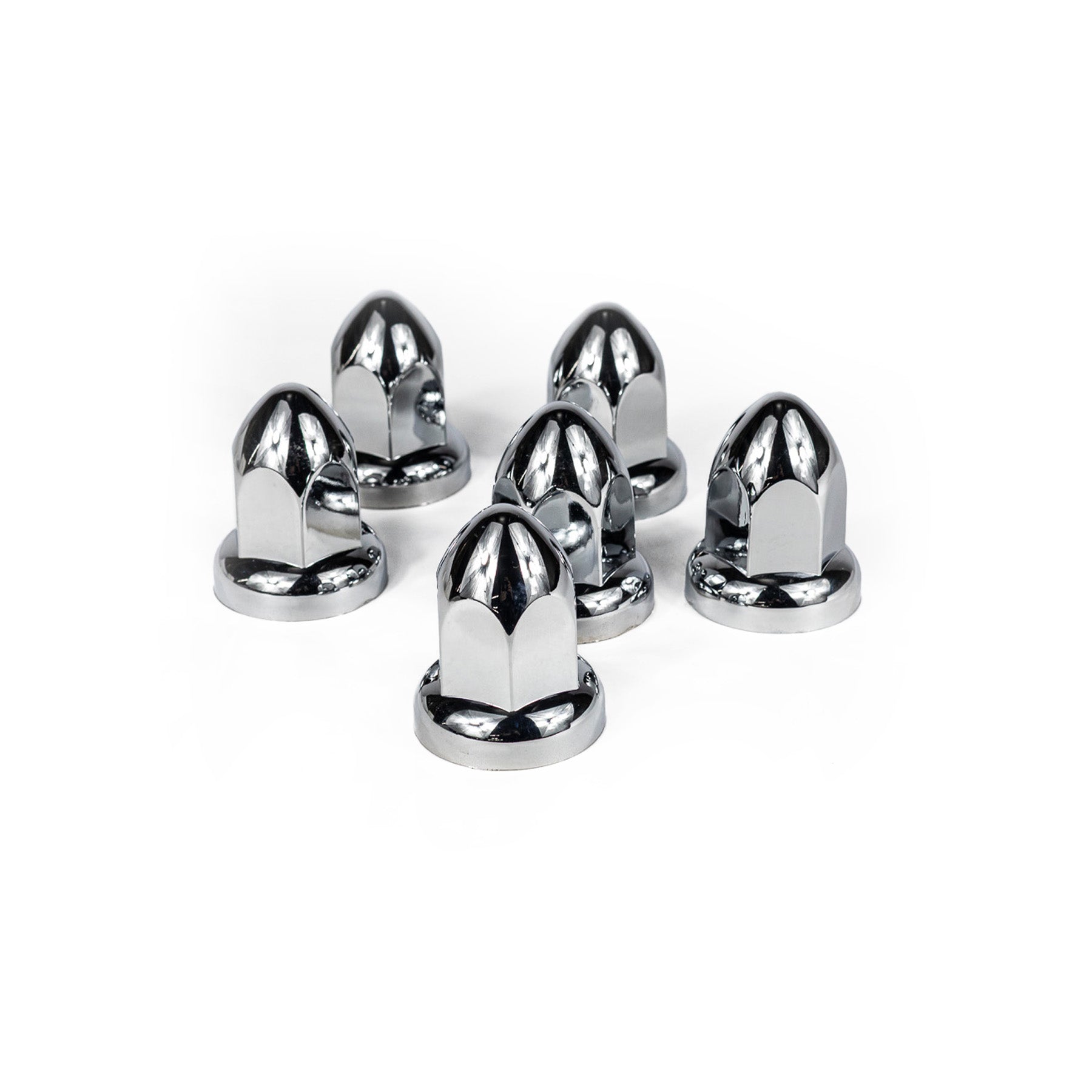 33MM Chrome Lug Nut Covers - Screw-on - 10 pc Kit Route One Trailers