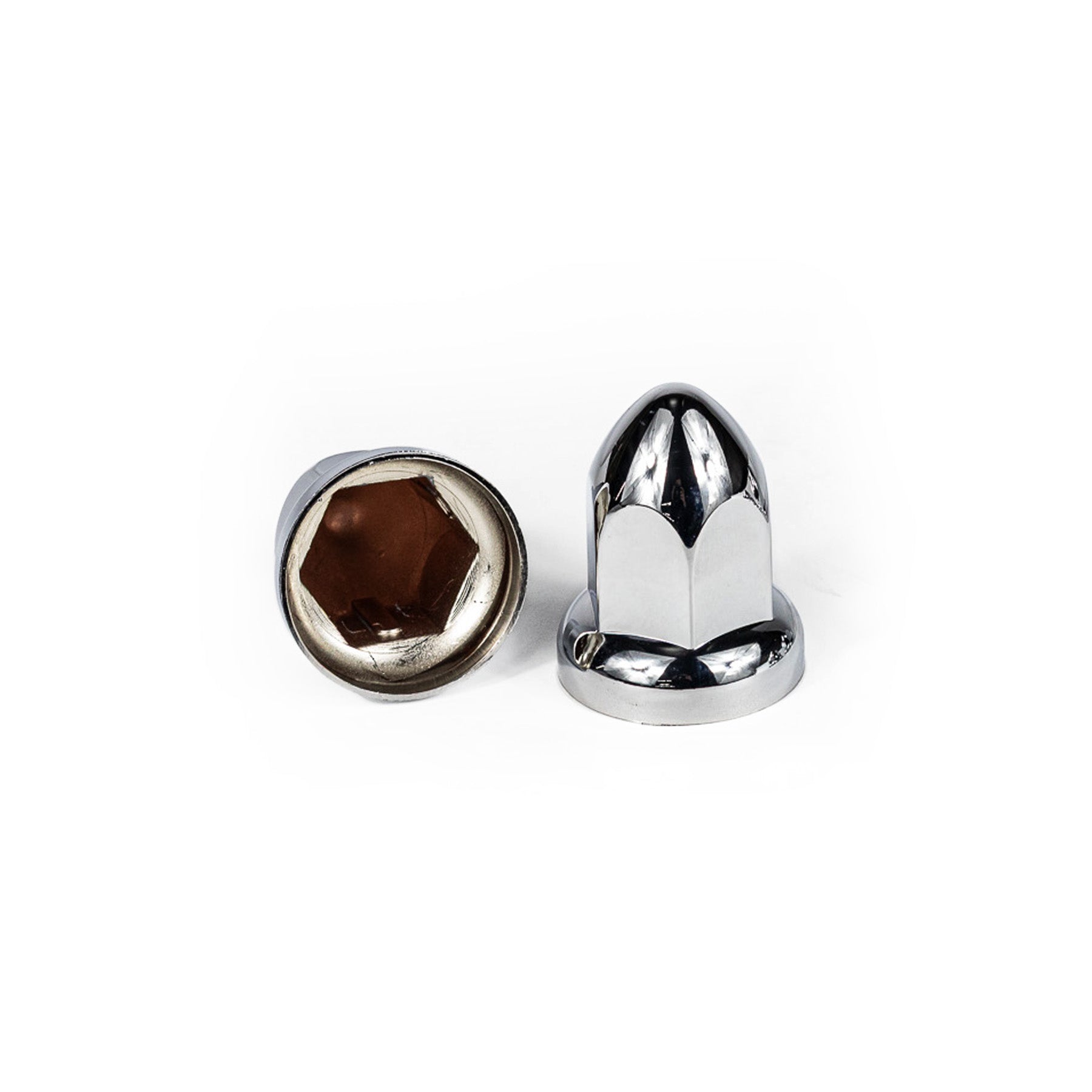 33MM Chrome Lug Nut Covers - Screw-on - 10 pc Kit
