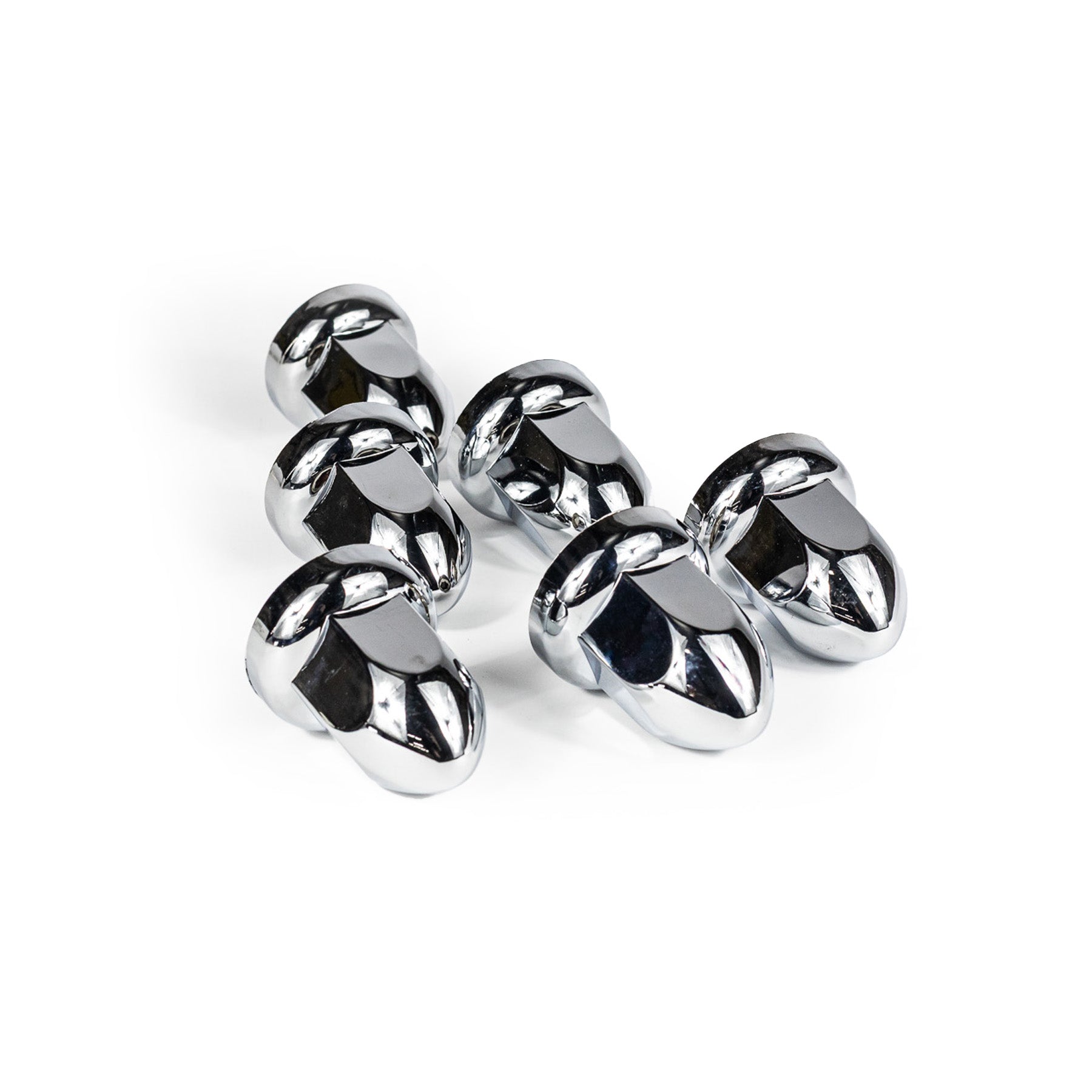 33MM Chrome Lug Nut Covers - Screw-on - 10 pc Kit Route One Trailers