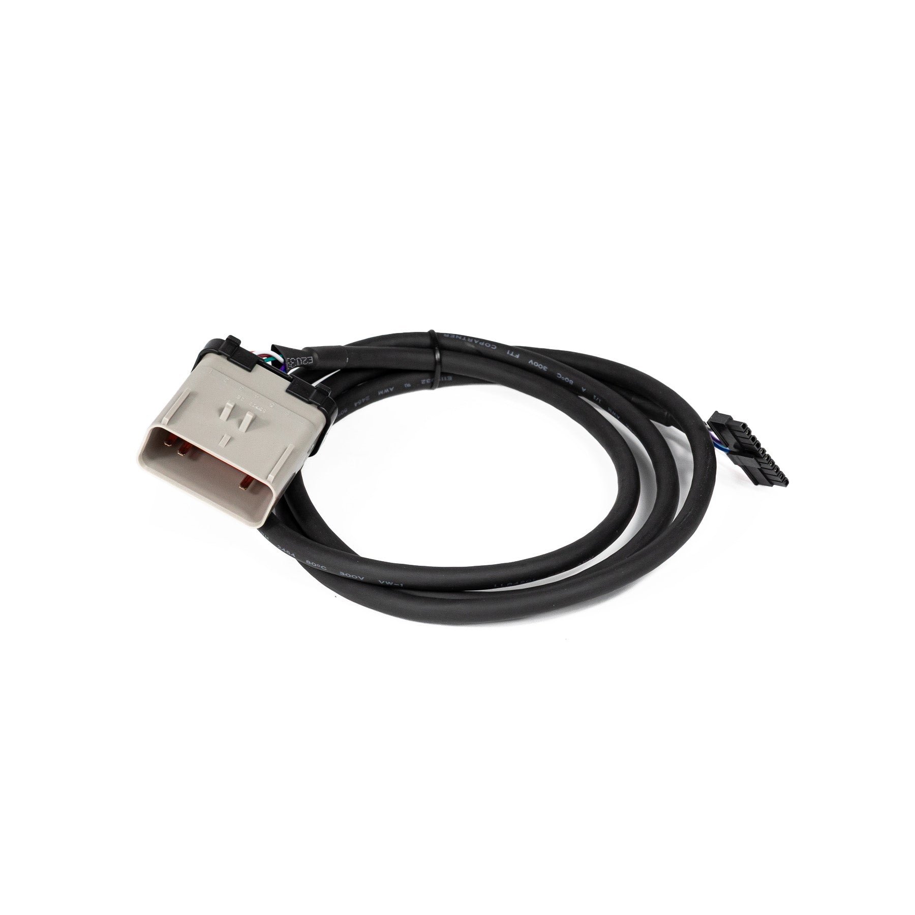 14 Pin Heavy Duty Cable for PT-30 ELD Device - 14 pin (two rows of 7) Fuse box IN / 10 pin OUT Route One Trailers