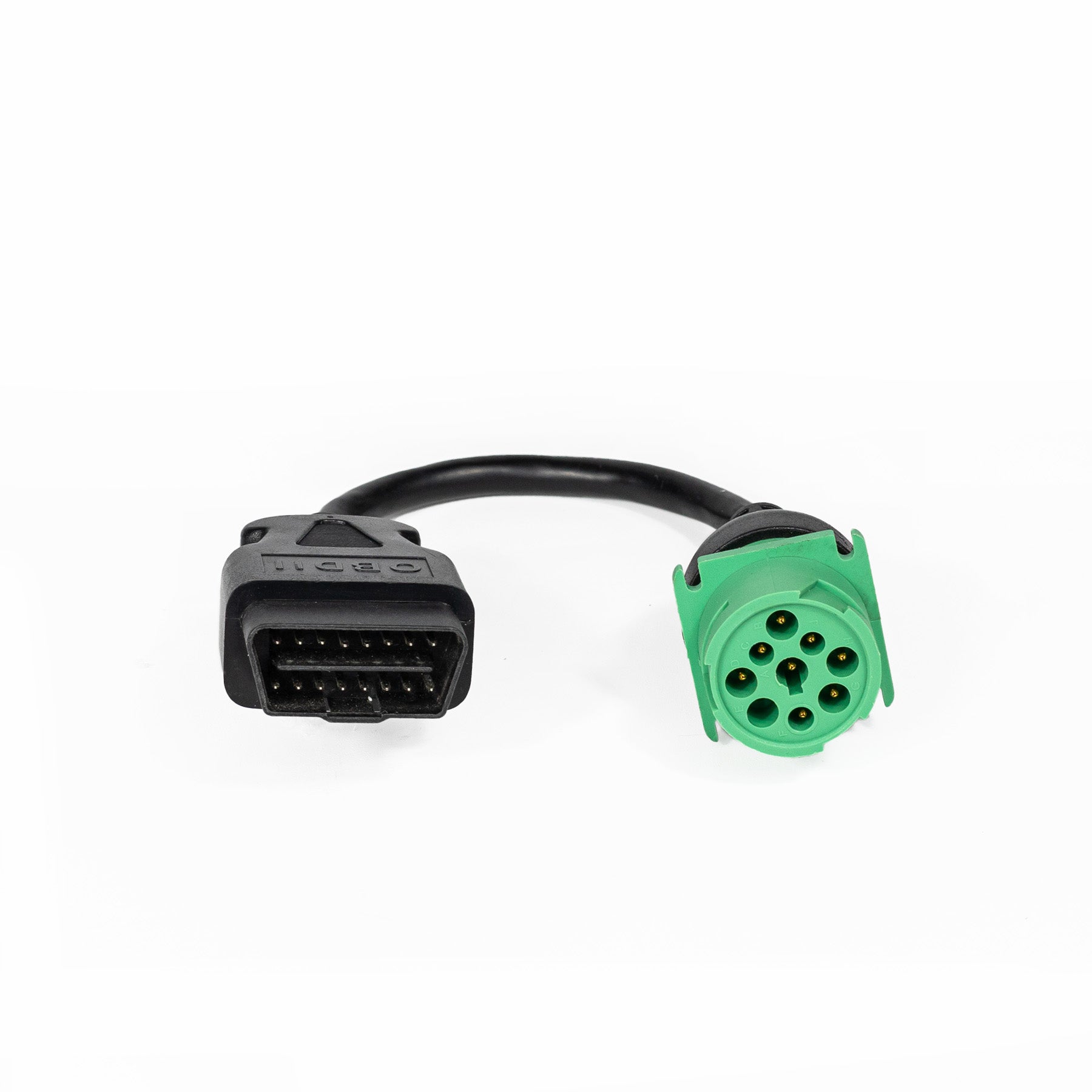 OBDII Short 16 Pin Cable For IOSIX Device - 16 pin IN / 9 pin OUT (Volvo and Mac)