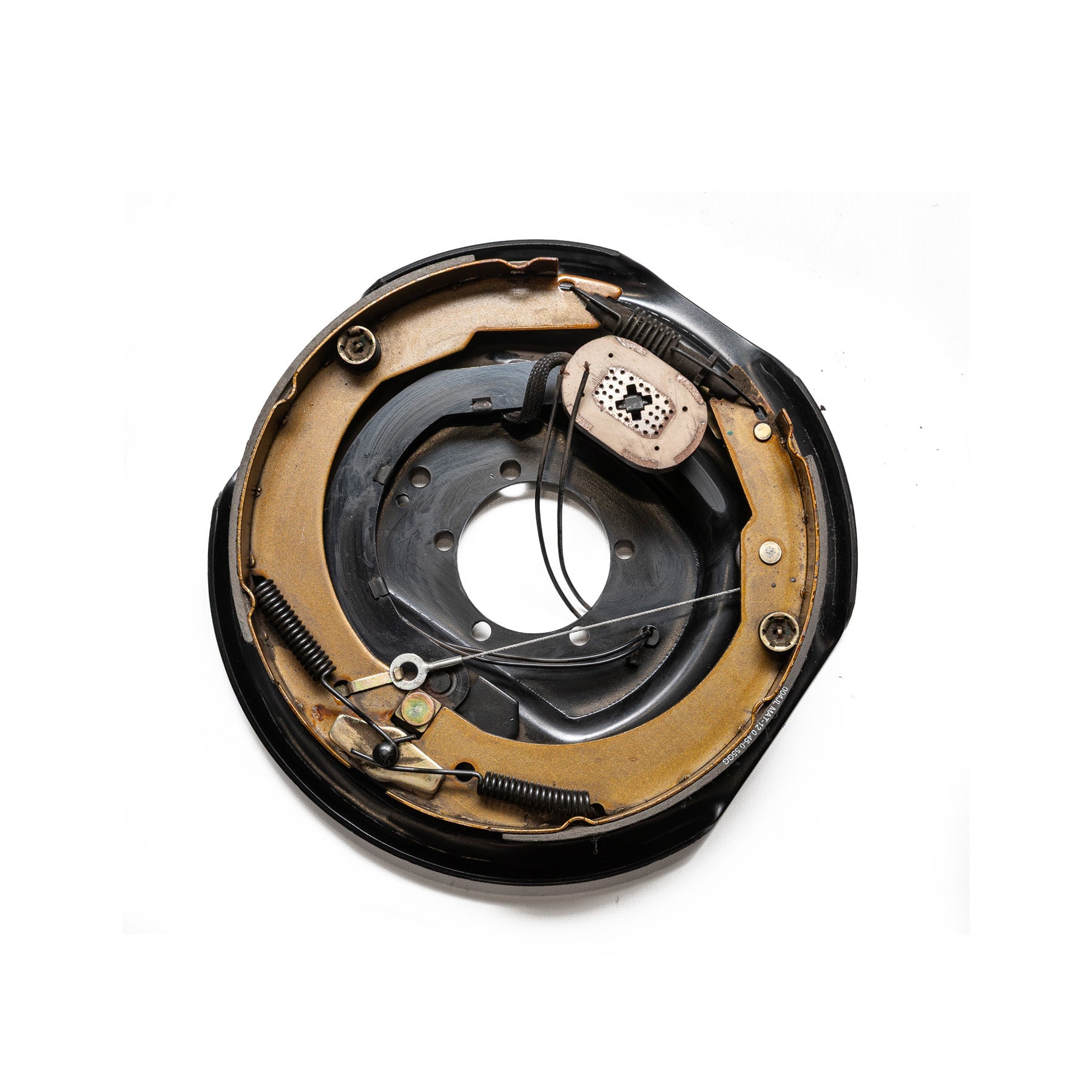 7K 12-inch electric brake for 7,000-lb axles, right hand, Self adjusting Route One Trailers