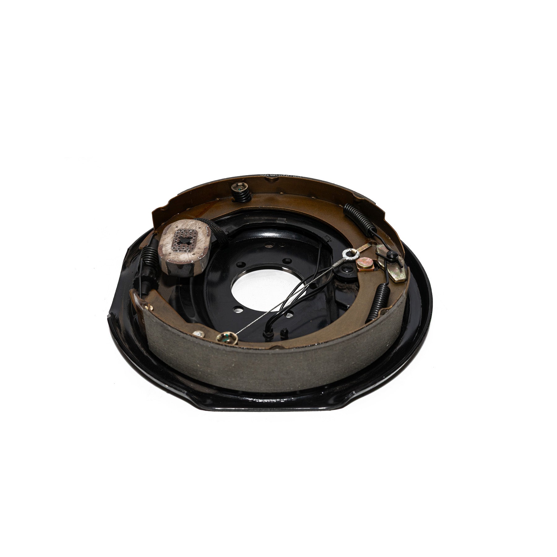 7K 12-inch electric brake for 7,000-lb axles, left hand, Self adjusting Route One Trailers