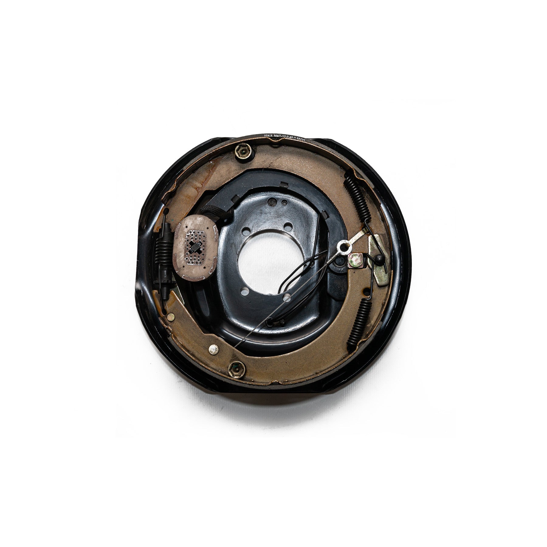 7K 12-inch electric brake for 7,000-lb axles, left hand, Self adjusting Route One Trailers
