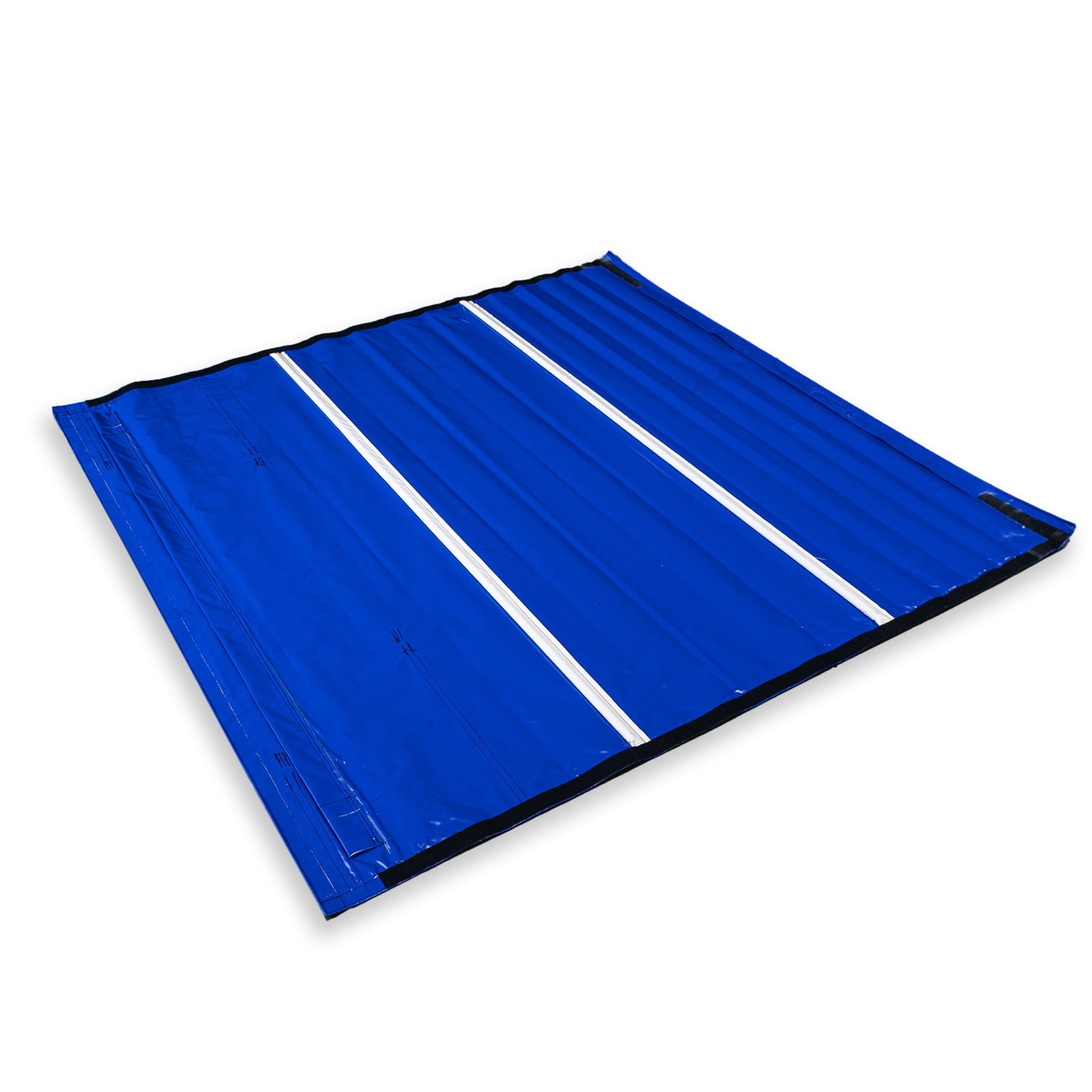 Quick Draw: Rear Curtain Roll 98" H 107"W Black Route One Trailers