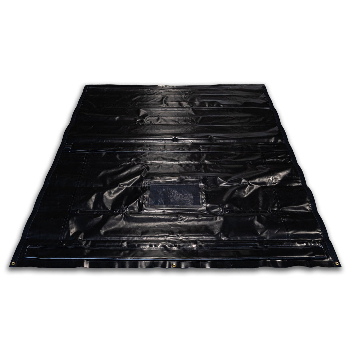 TarpStop: Fastrack Rear Curtain 100'' H System 108'' W Black Route One Trailers