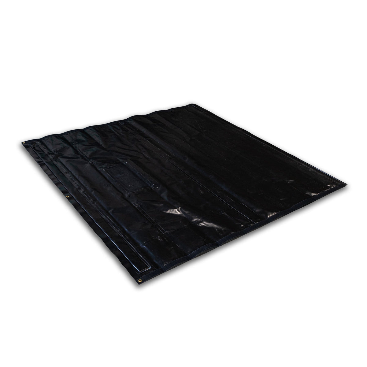 TarpStop: Fastrack Rear Curtain 100'' H System 108'' W Black Route One Trailers