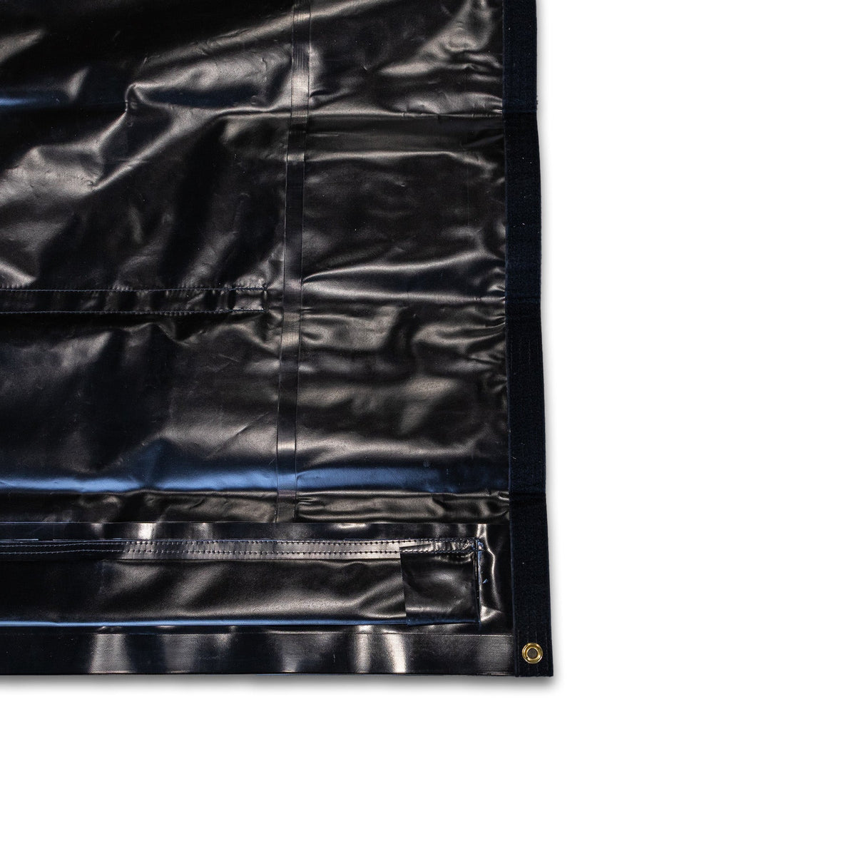 TarpStop: Fastrack Rear Curtain 100'' H System 108'' W Black Route One Trailers