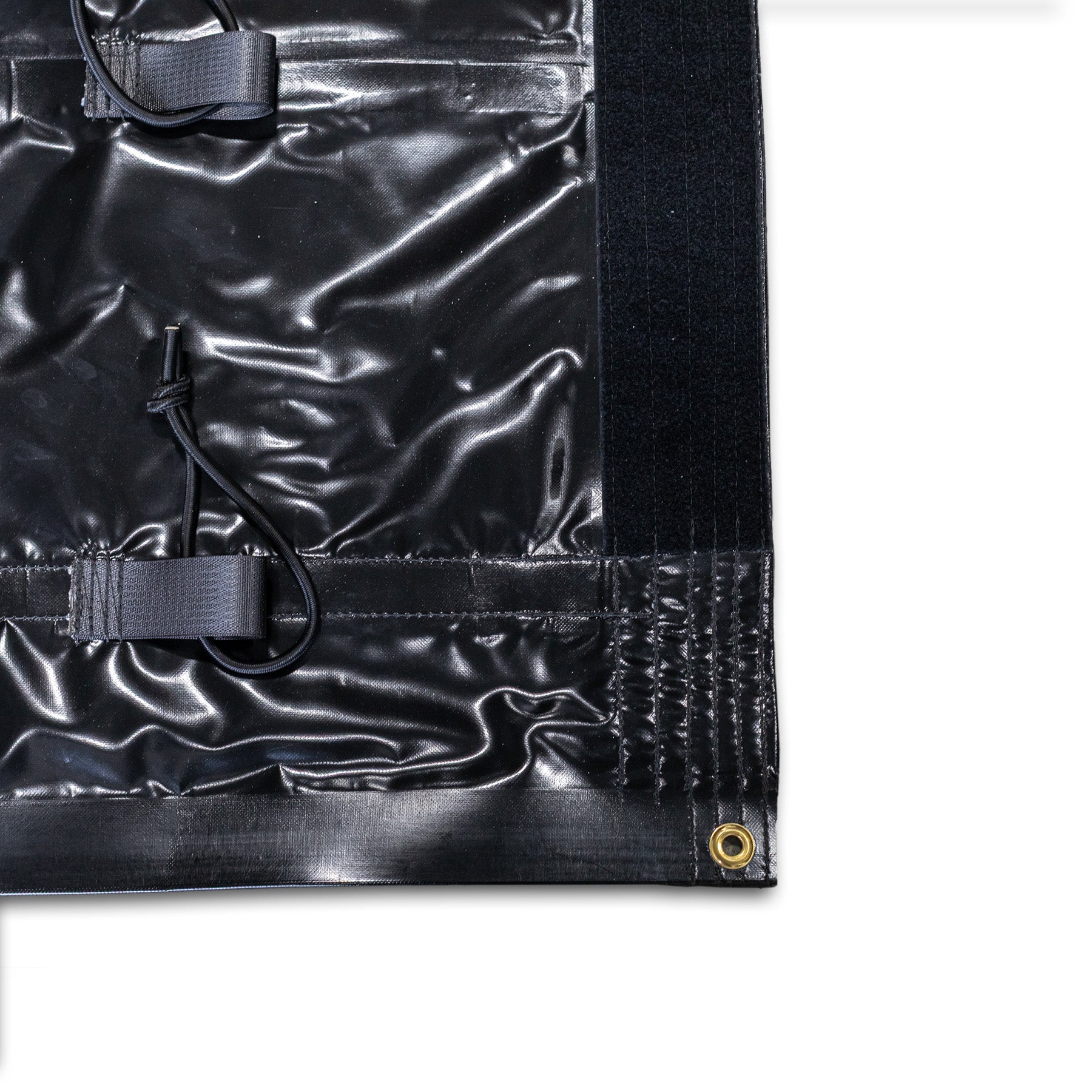LCS: Rear curtain Roll 101" H System 107'' W Black Route One Trailers