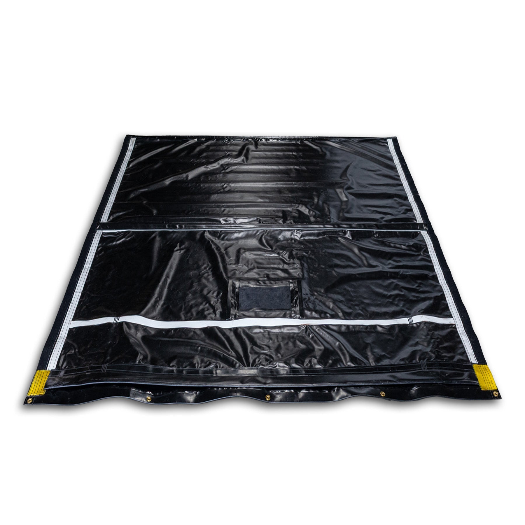 LCS: Rear curtain Roll 101" H System 107'' W Black Route One Trailers