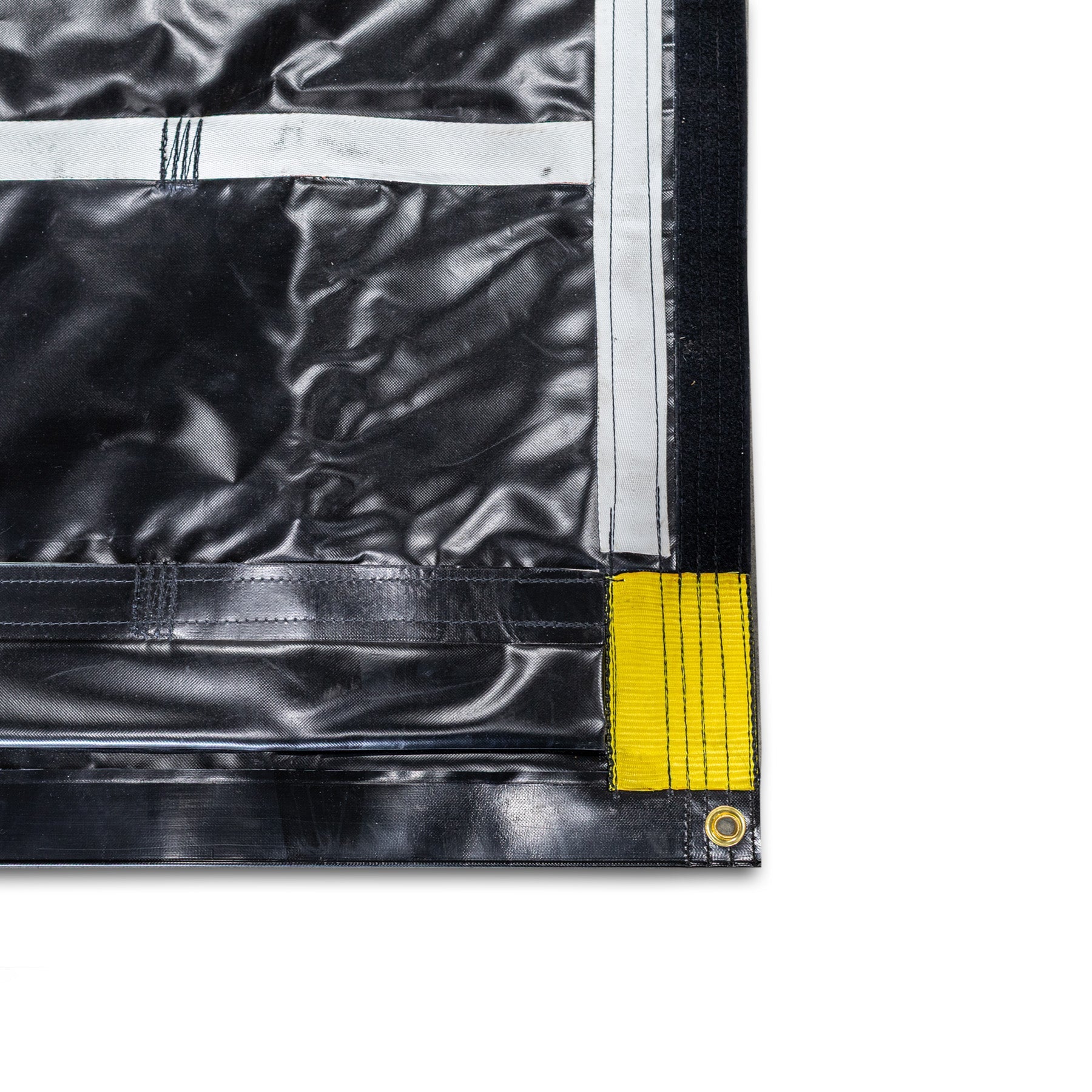 LCS: Rear curtain Roll 101" H System 107'' W Black Route One Trailers