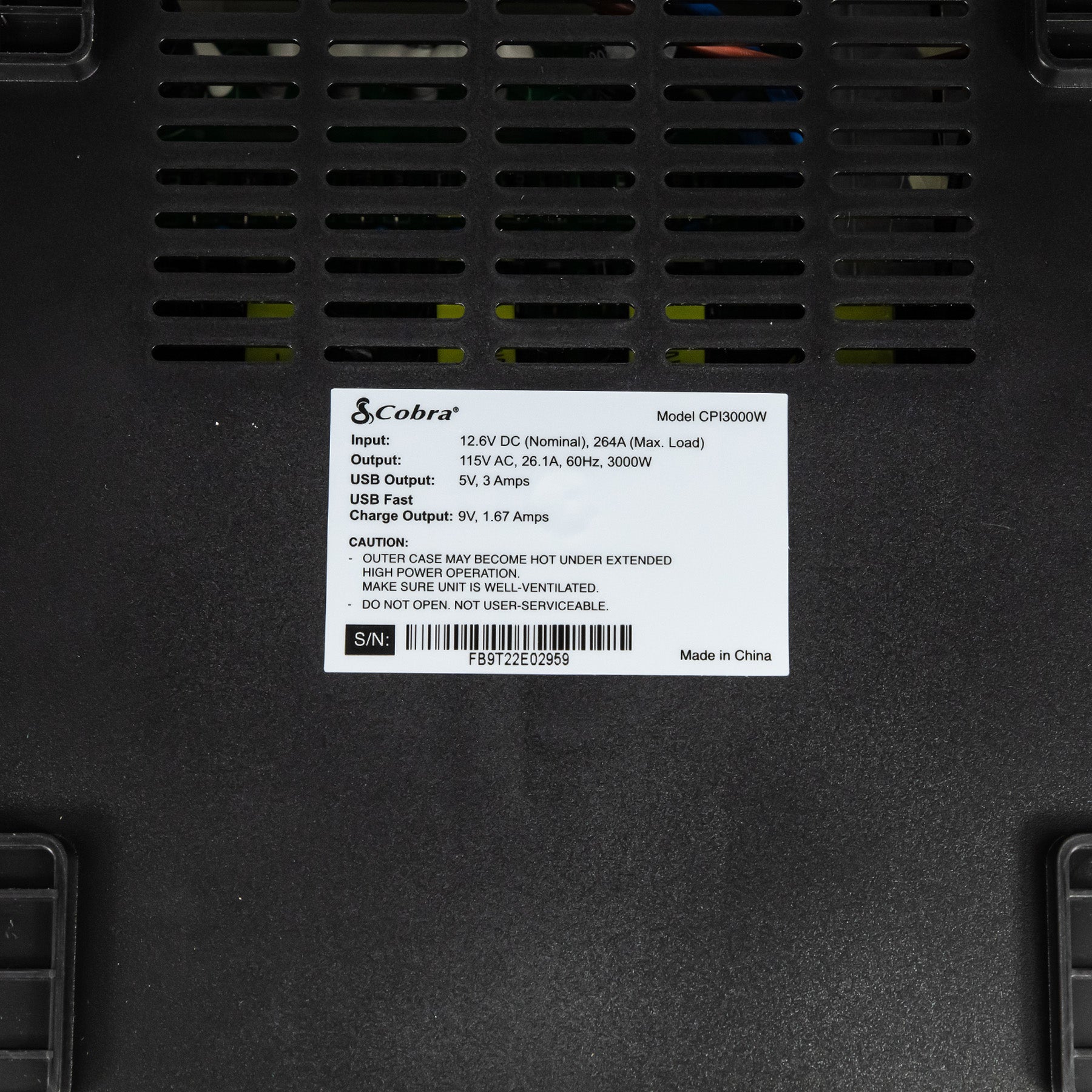 3000W Cobra Power Inverter Route One Trailers