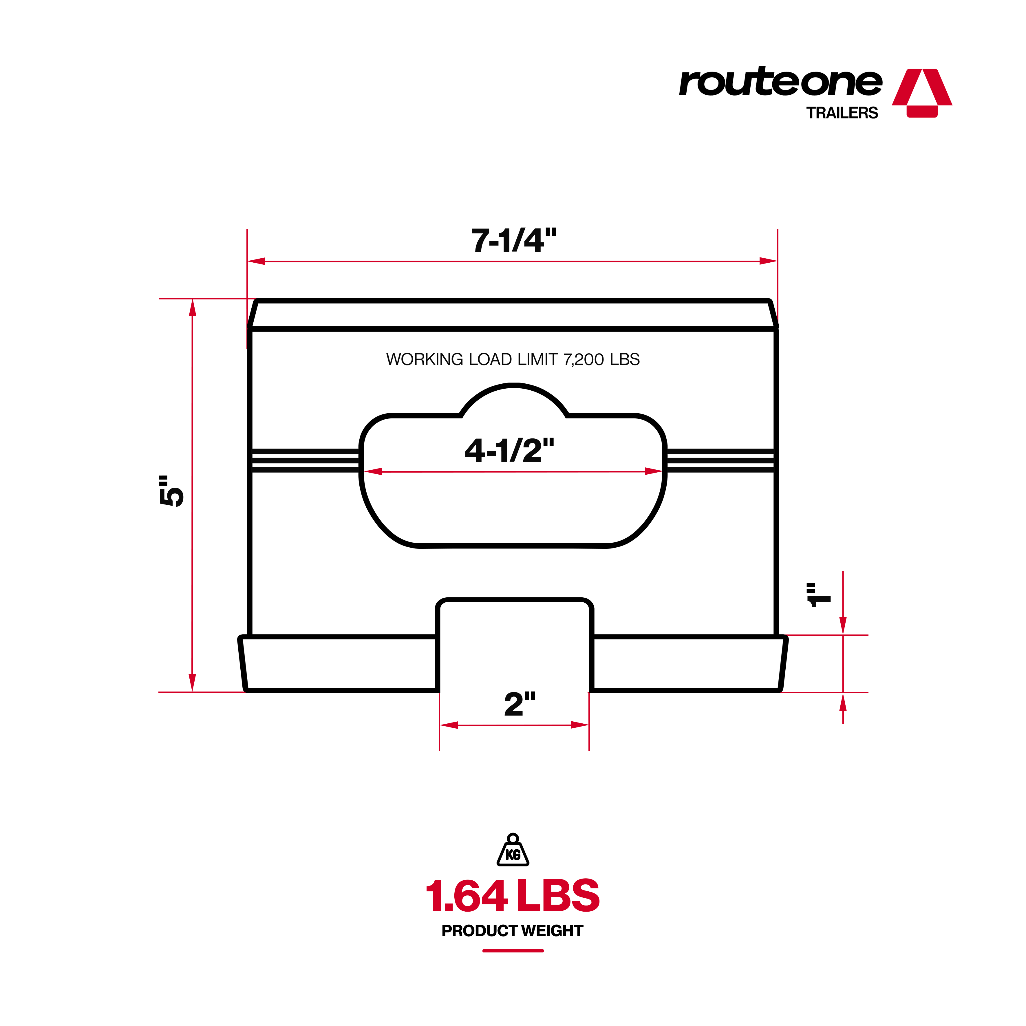 East Aluminum J-Plate Route One Trailers
