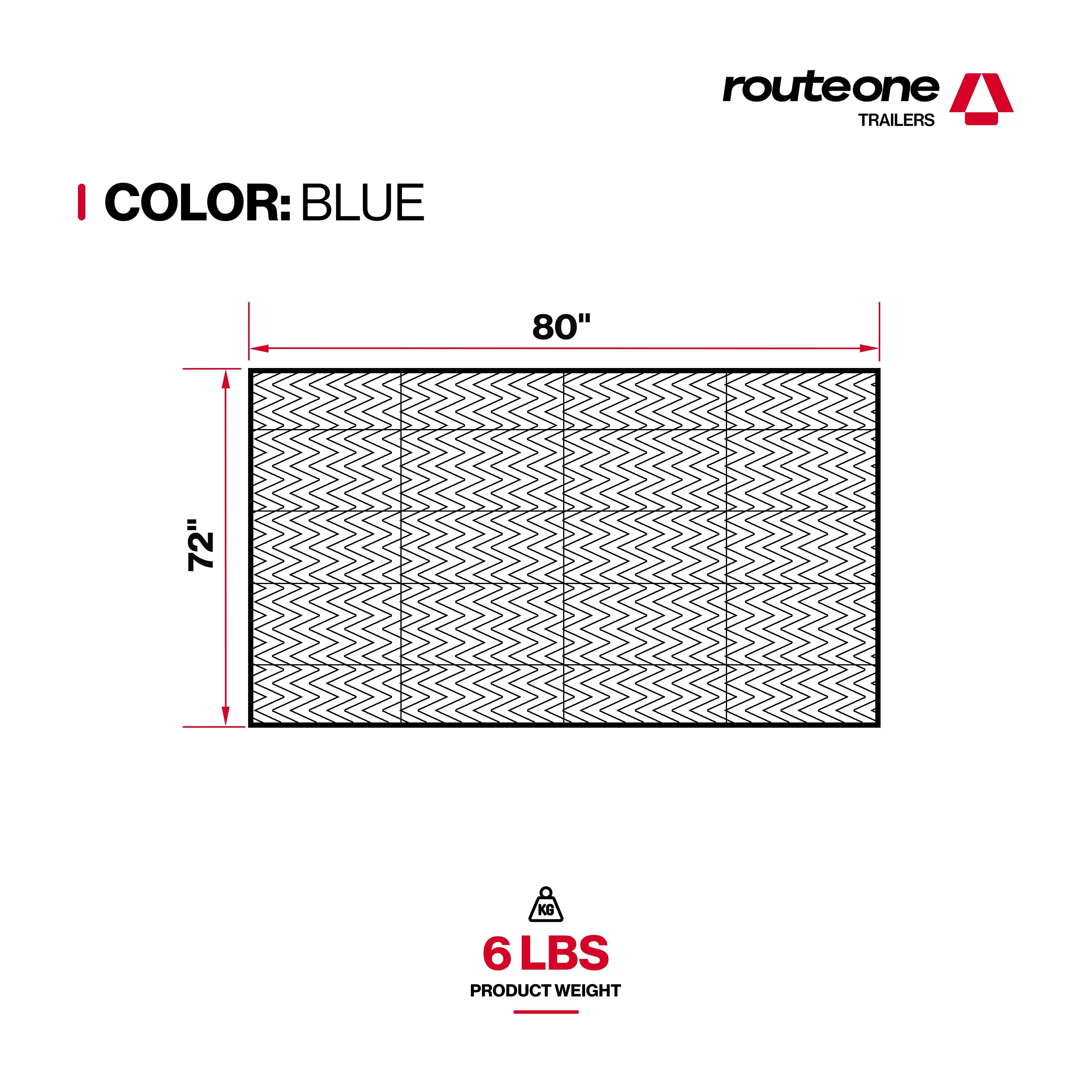 Premium Blanket 72" x 80" Route One Trailers