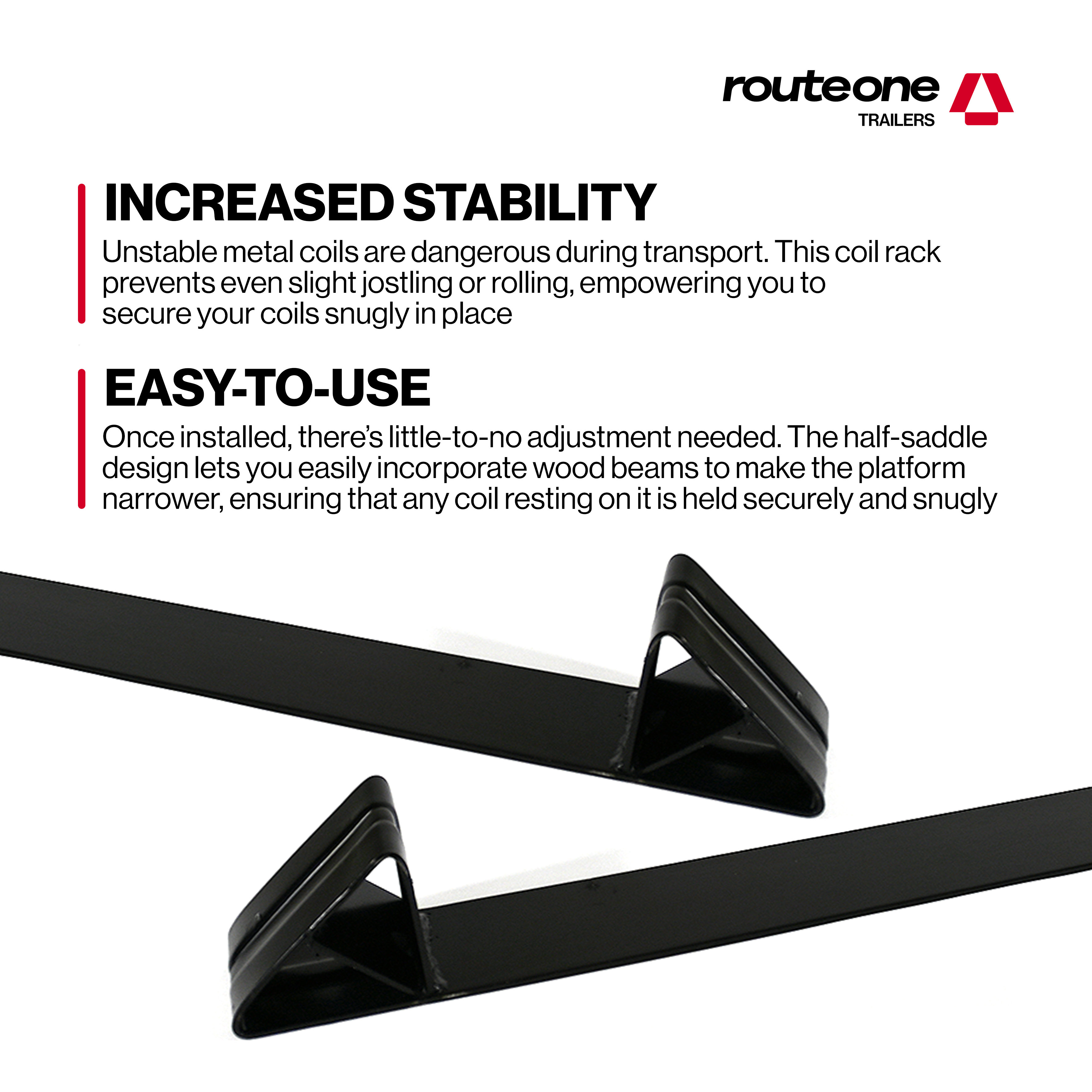 Coil Rack 33" x 3" Route One Trailers