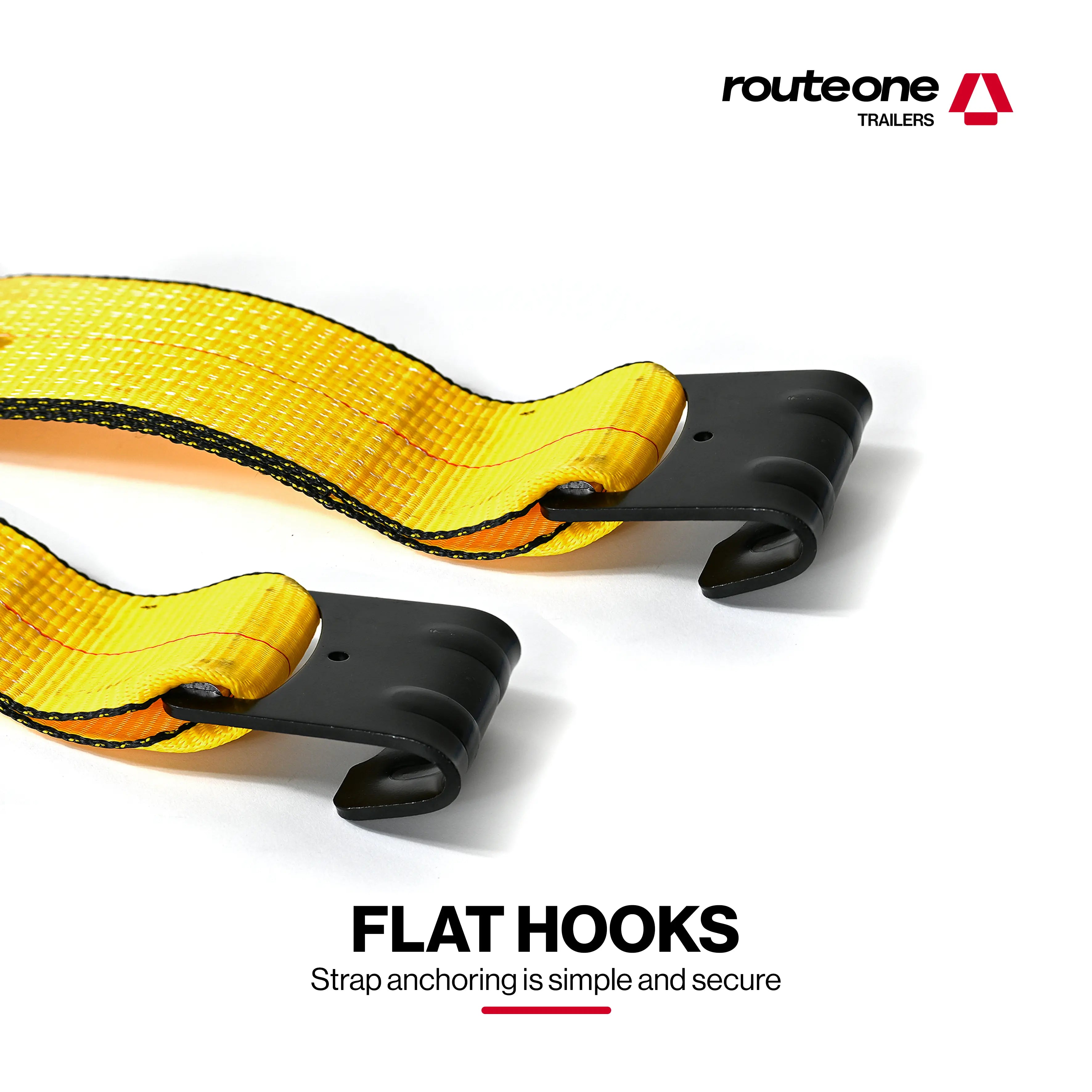 4” Flat Hook Ratchet – No Strap | Flatbed Cargo Tie Down Route One Trailers