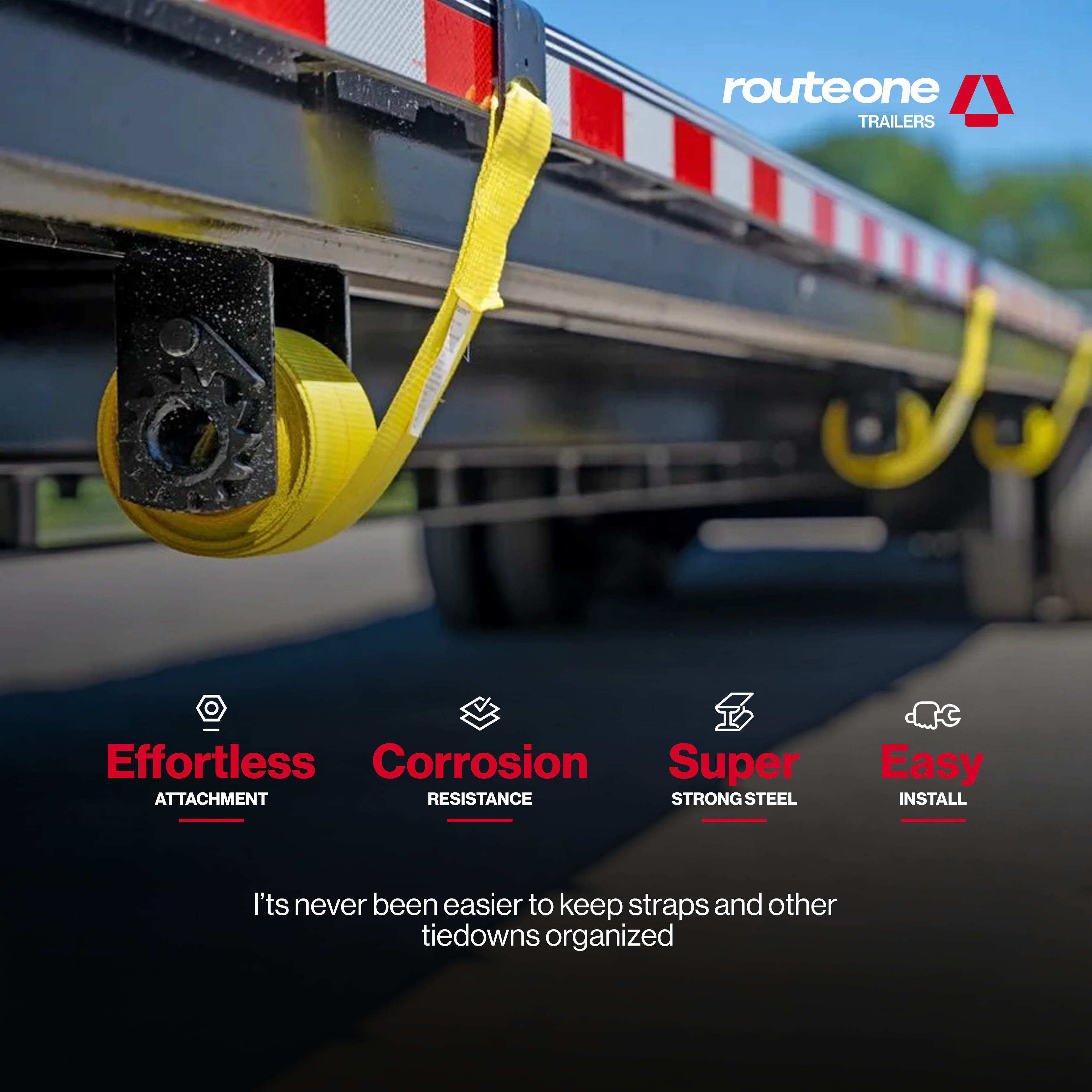 Double LL Sliding Winch FW6 Route One Trailers