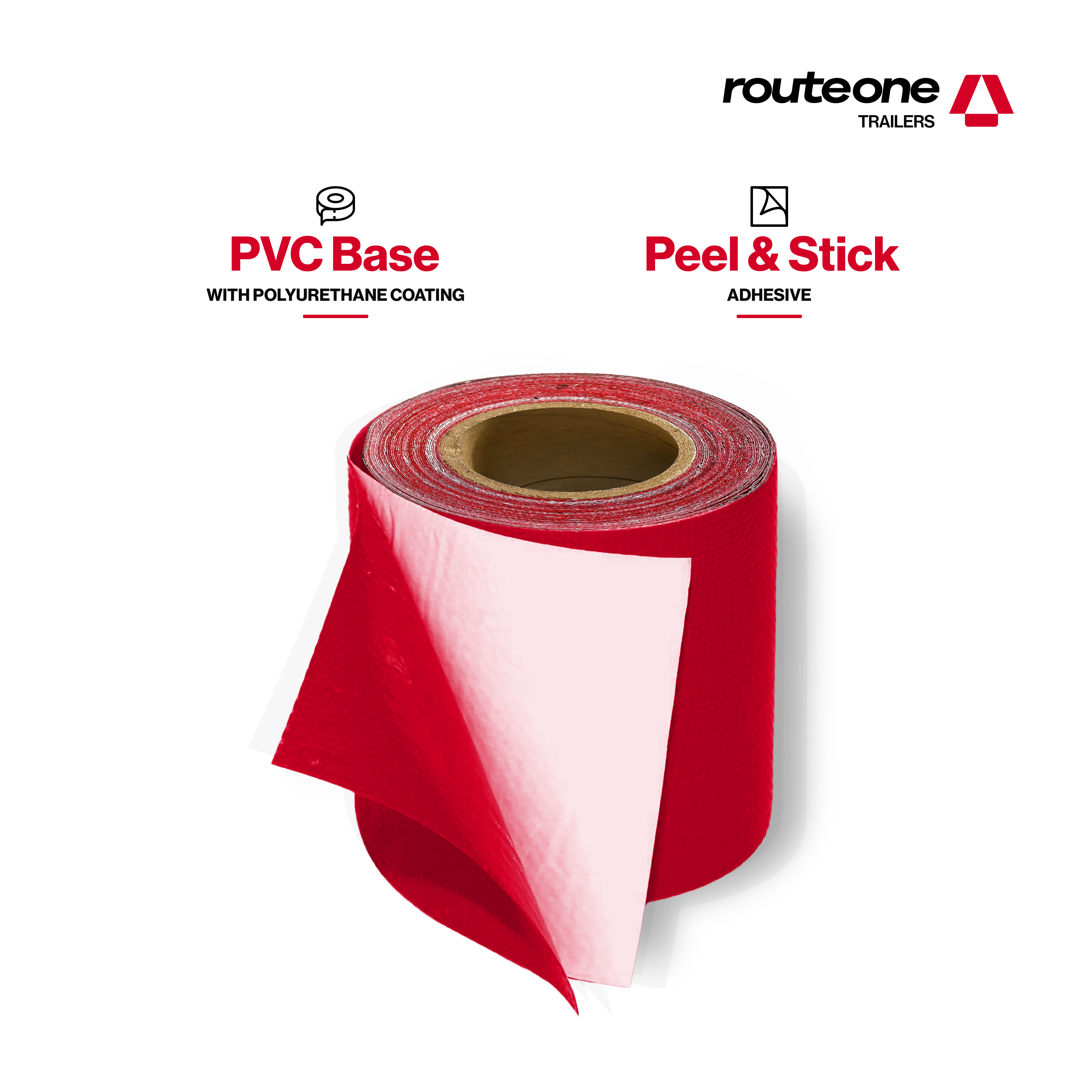 Red Vinyl Patch Tarp Per Ft