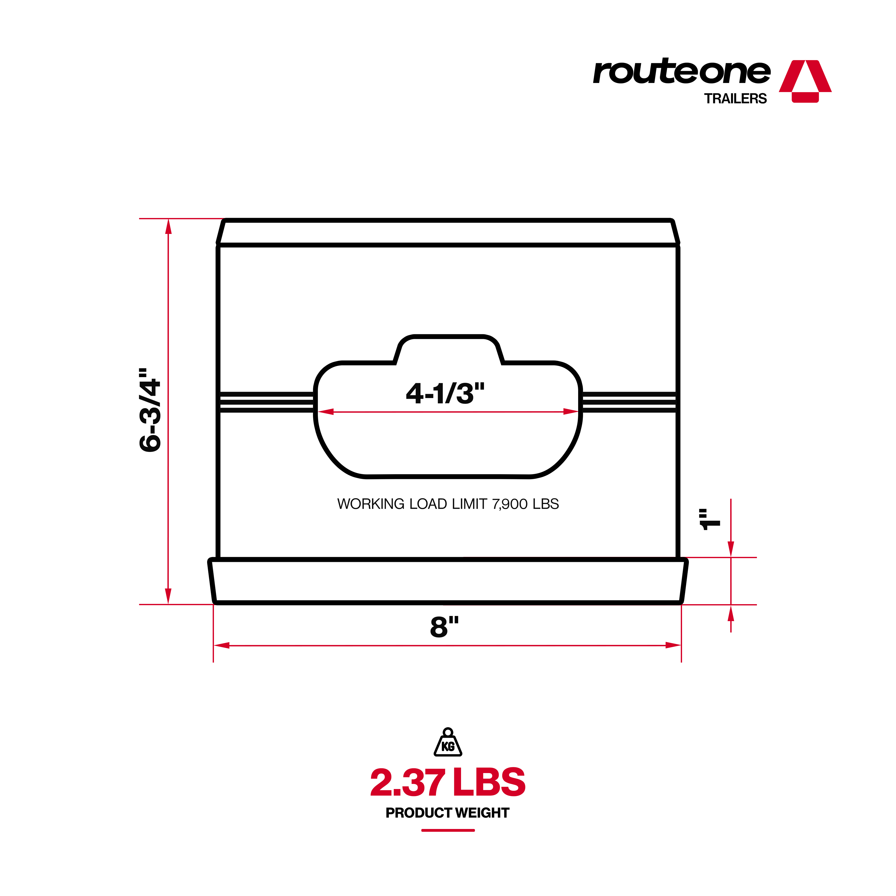 MAC J-Plate Route One Trailers