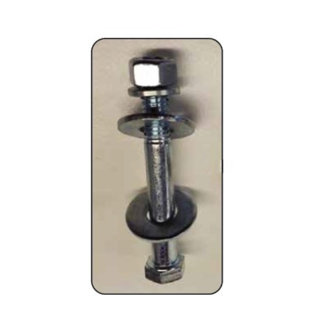 3” bolt assembly for carriage to intermediate attachment