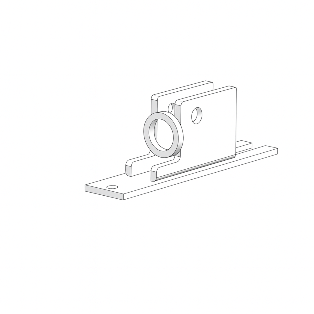 A-Frame Pivot Assembly - Rear Circle Bracket Route One Trailers