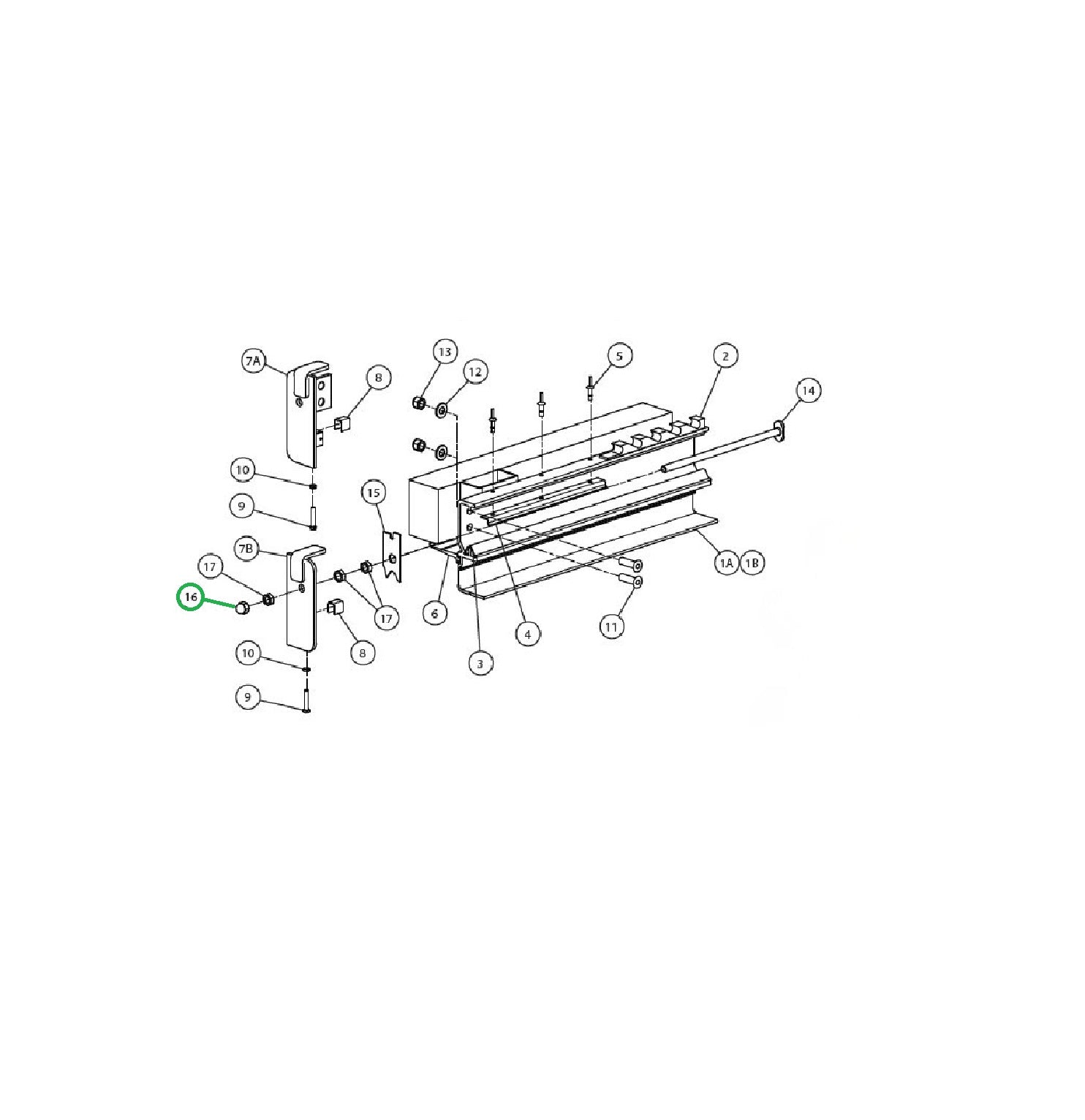 Aero 1/2-13 Acorn Cap Nut Route One Trailers