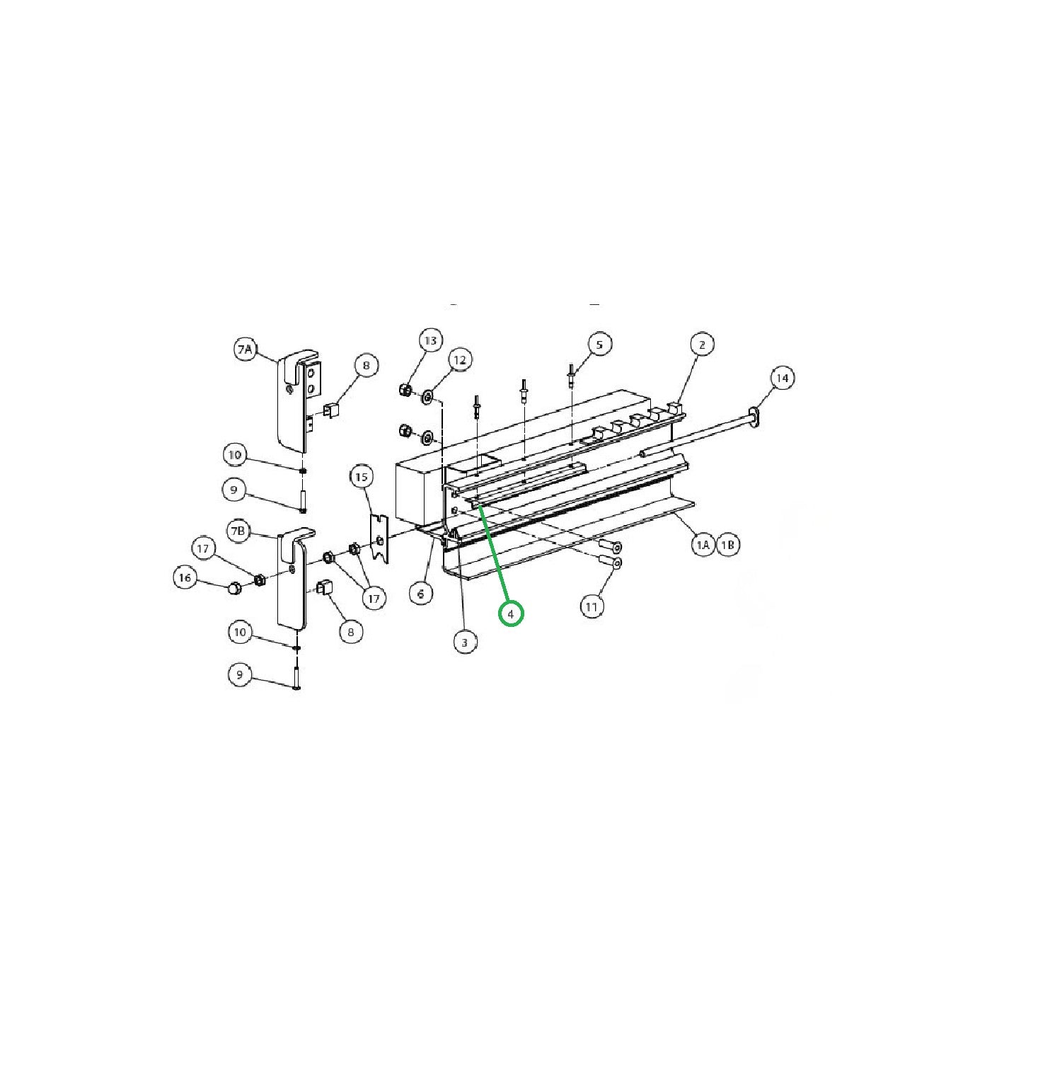 Aero Track Top Support Route One Trailers