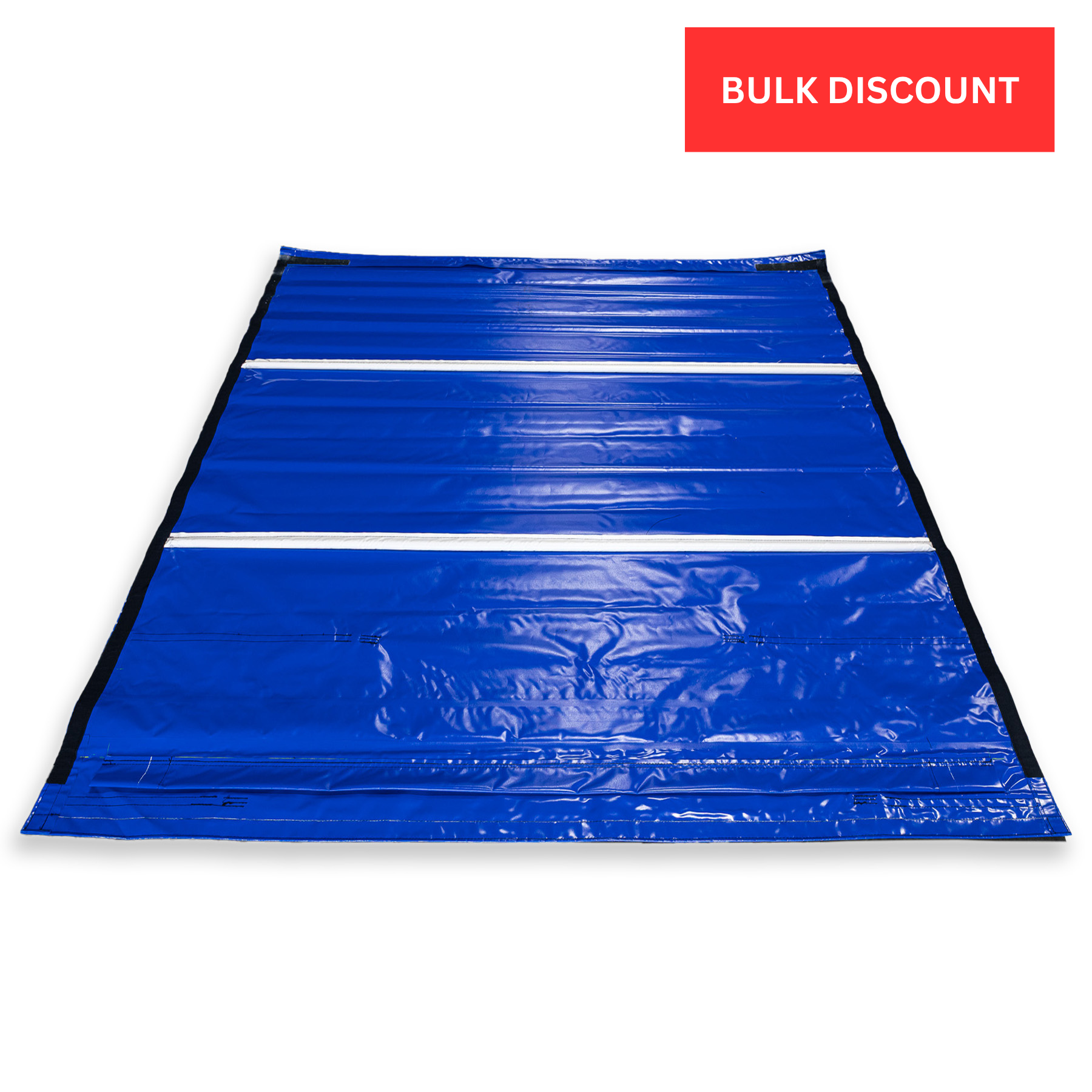 Quick Draw: Rear Curtain Roll 98" H 107"W Black Route One Trailers