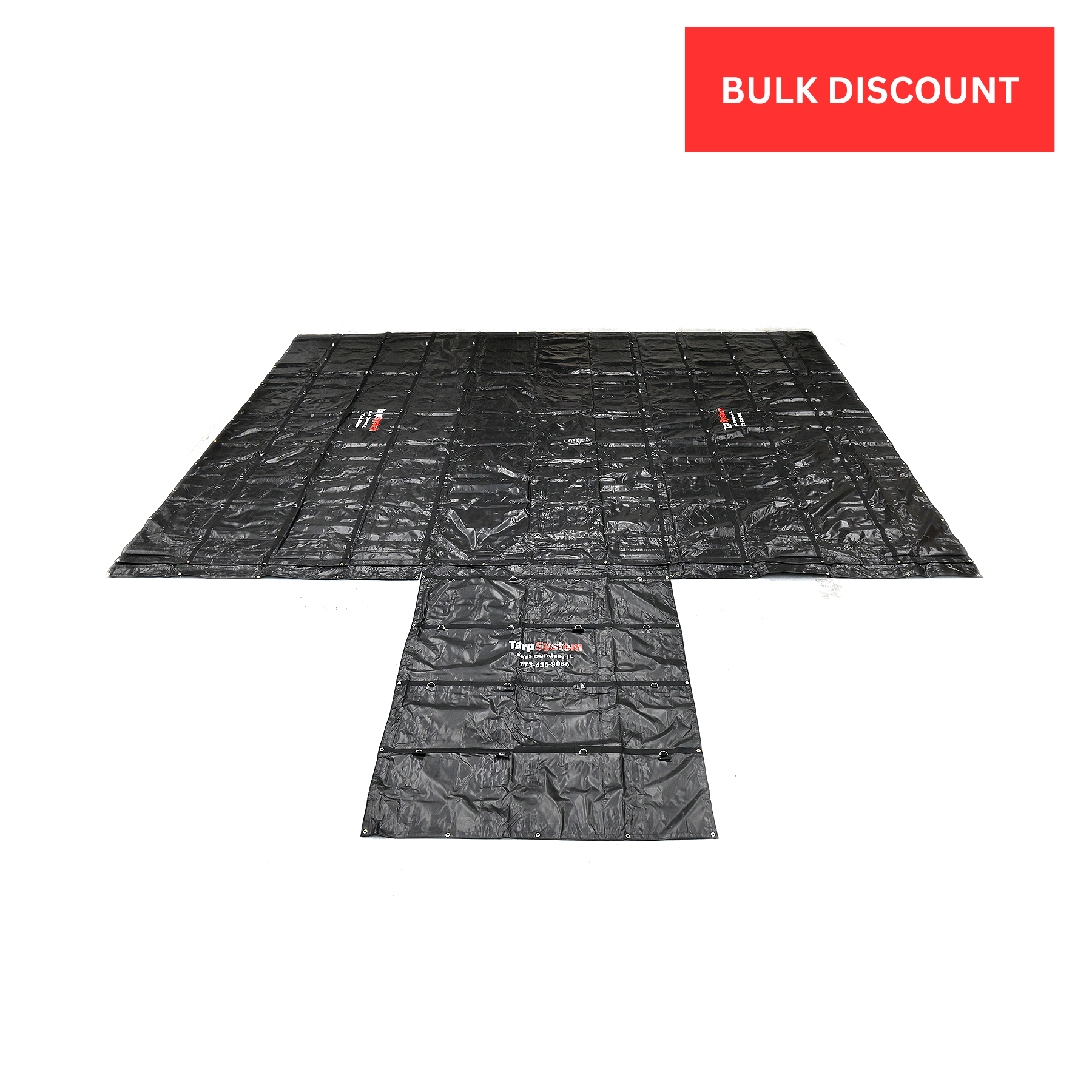 Lumber Tarp Super Vinyl (10' Drop) 21' x 28' With Flap