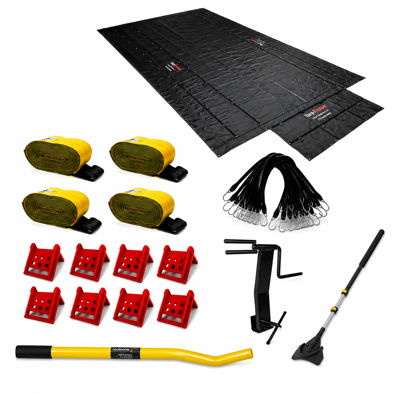 8ft Lumber Tarp Pro Kit Route One Trailers