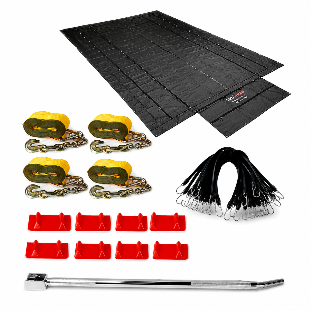 10ft Lumber Tarp Starter Kit Route One Trailers