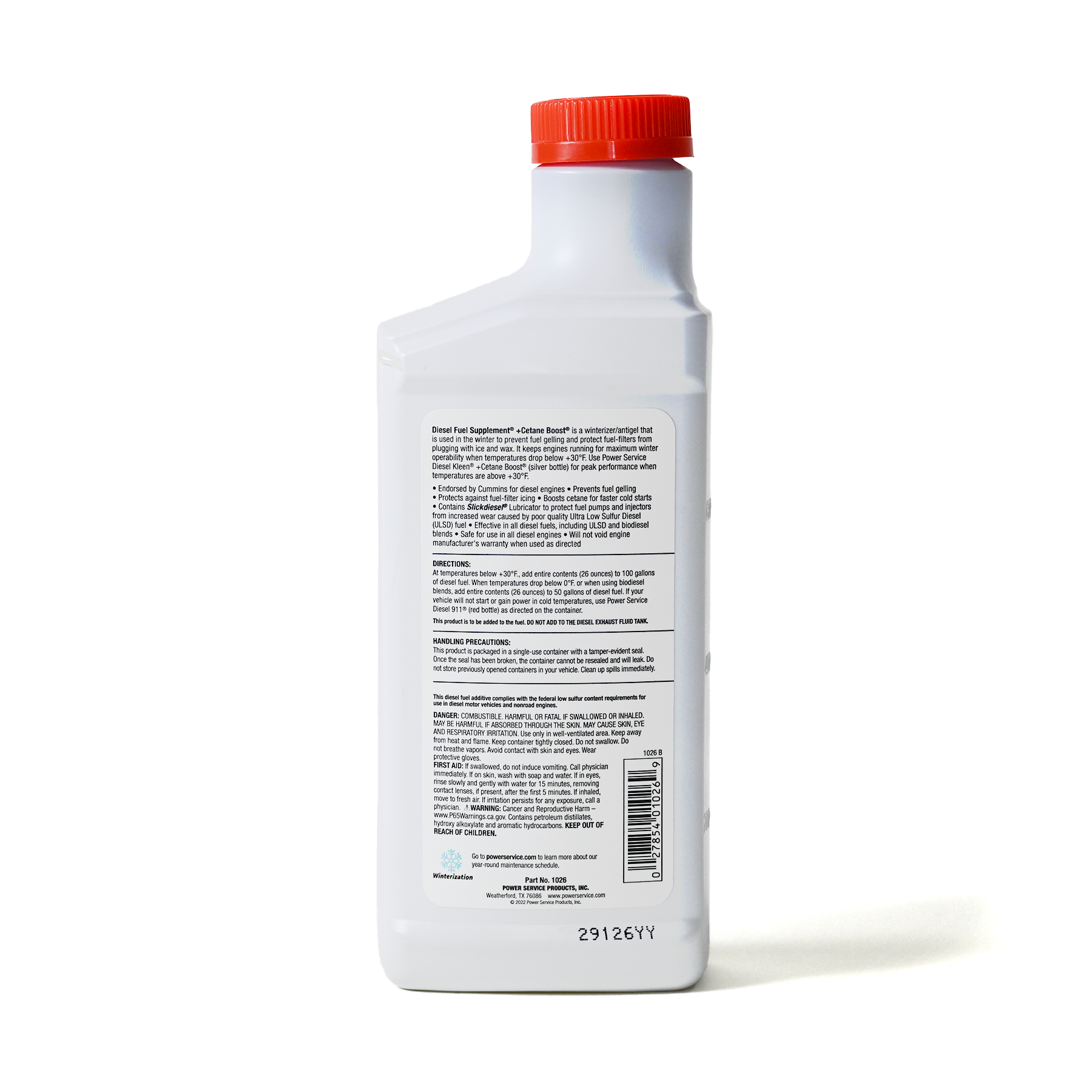 Diesel Fuel Supplement Cetane Boost