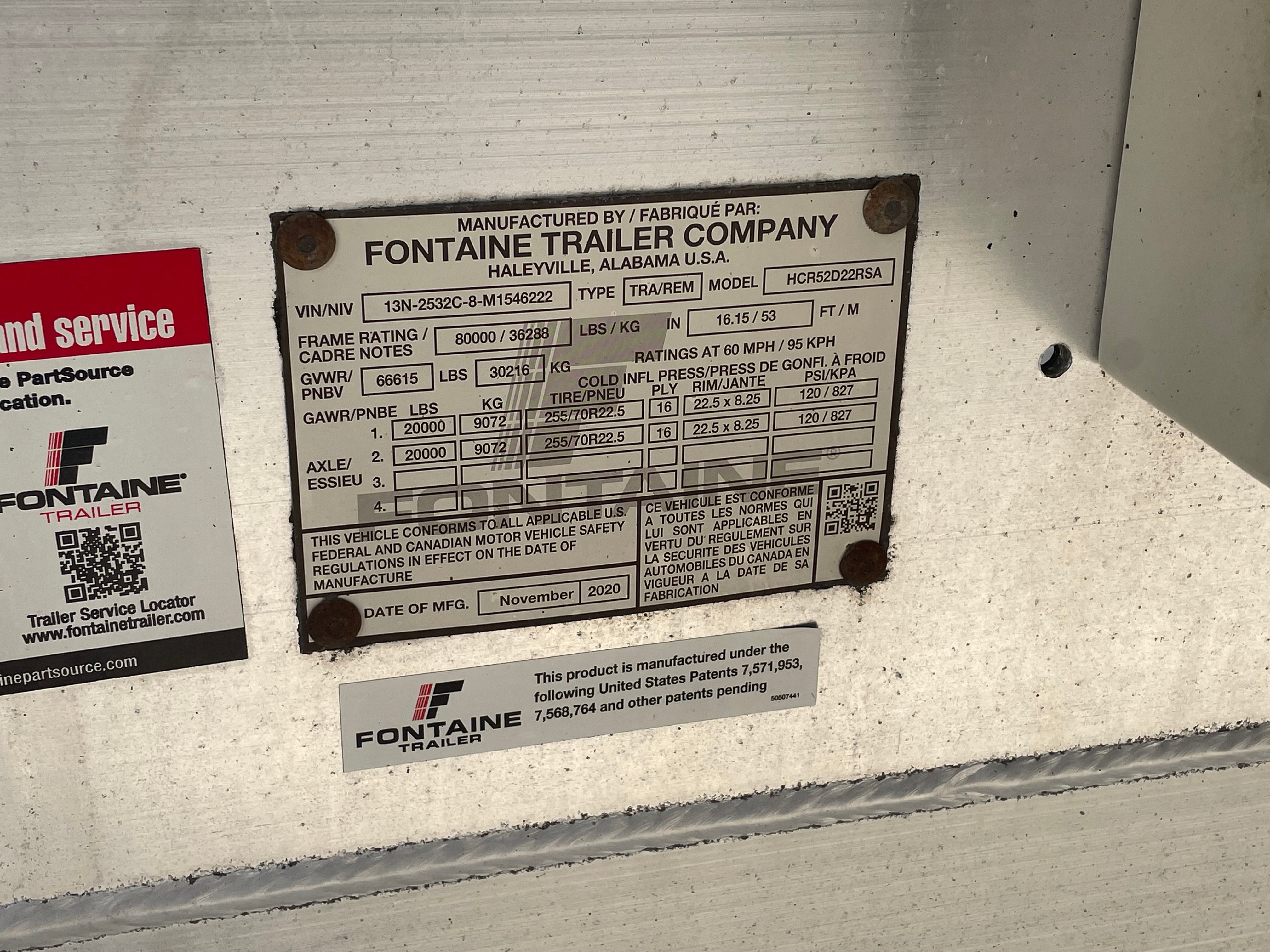 2021 Fontaine Revolution Step Deck Aluminum 53’