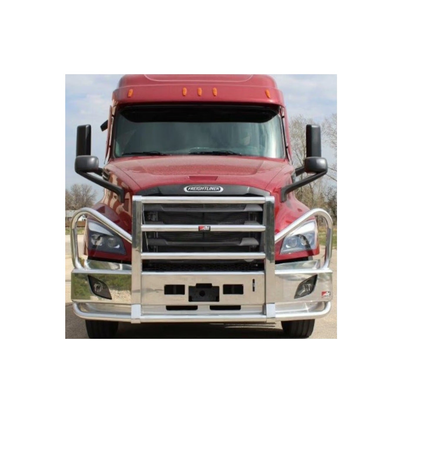 Freightliner Cascadia 2018-UP Grille Guard Route One Trailers